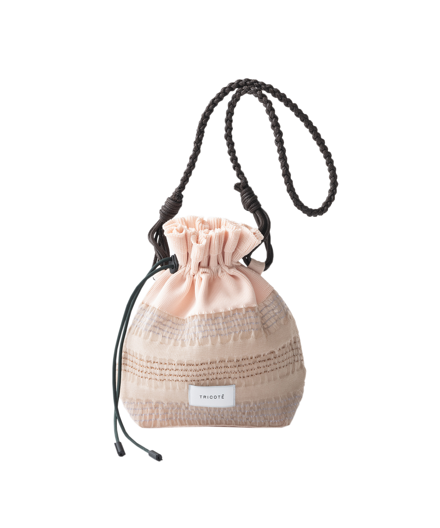 BORDER TRANCEPARENT PAUCH BAG