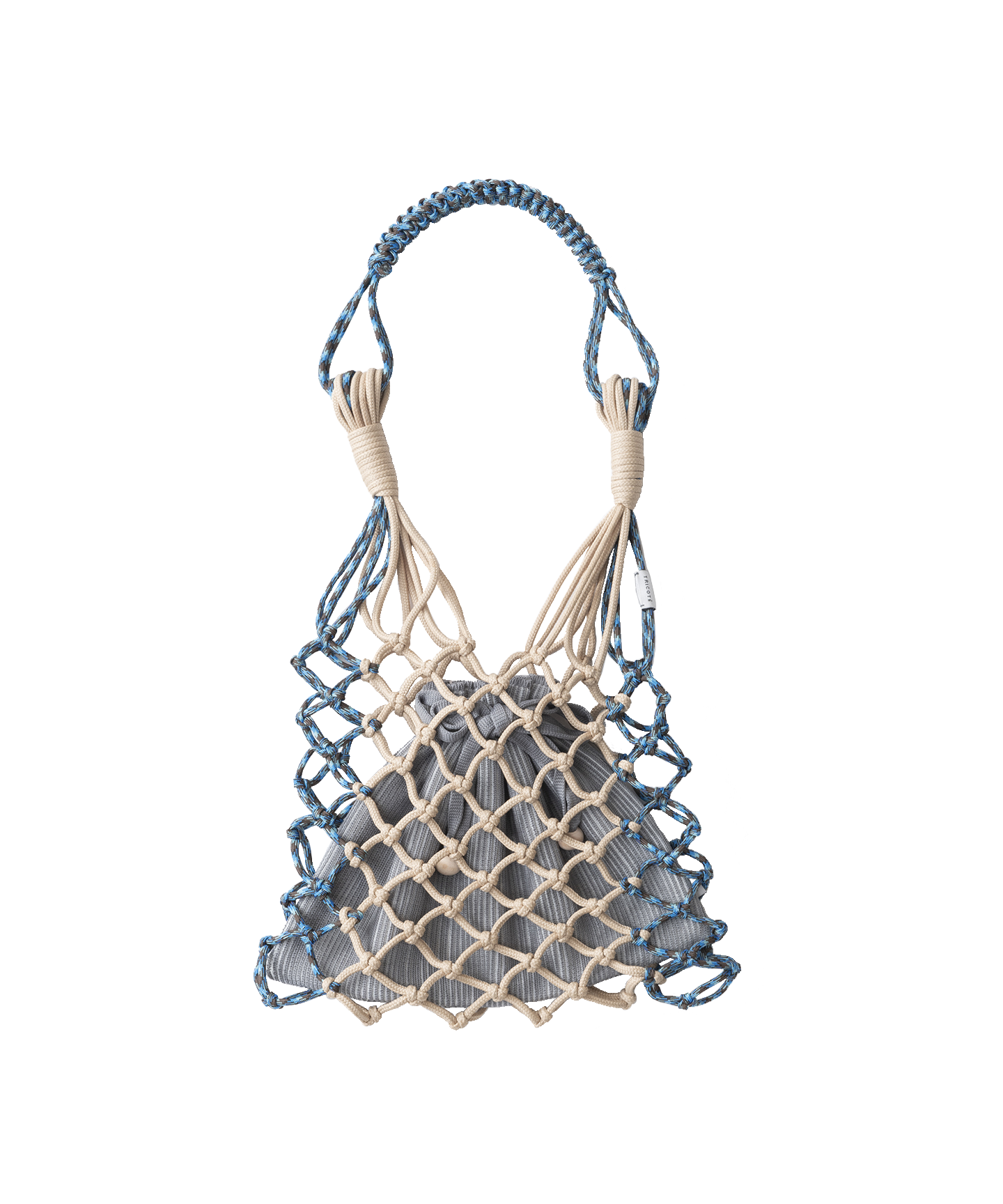 MACRAME TOTE BAG with pouch