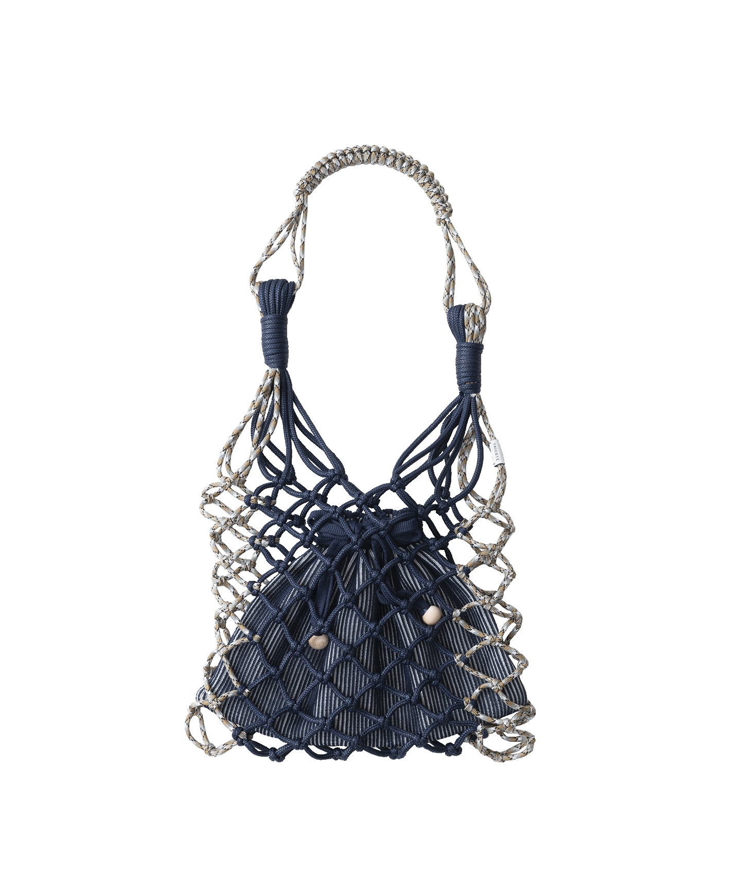 MACRAME TOTE BAG with pouch