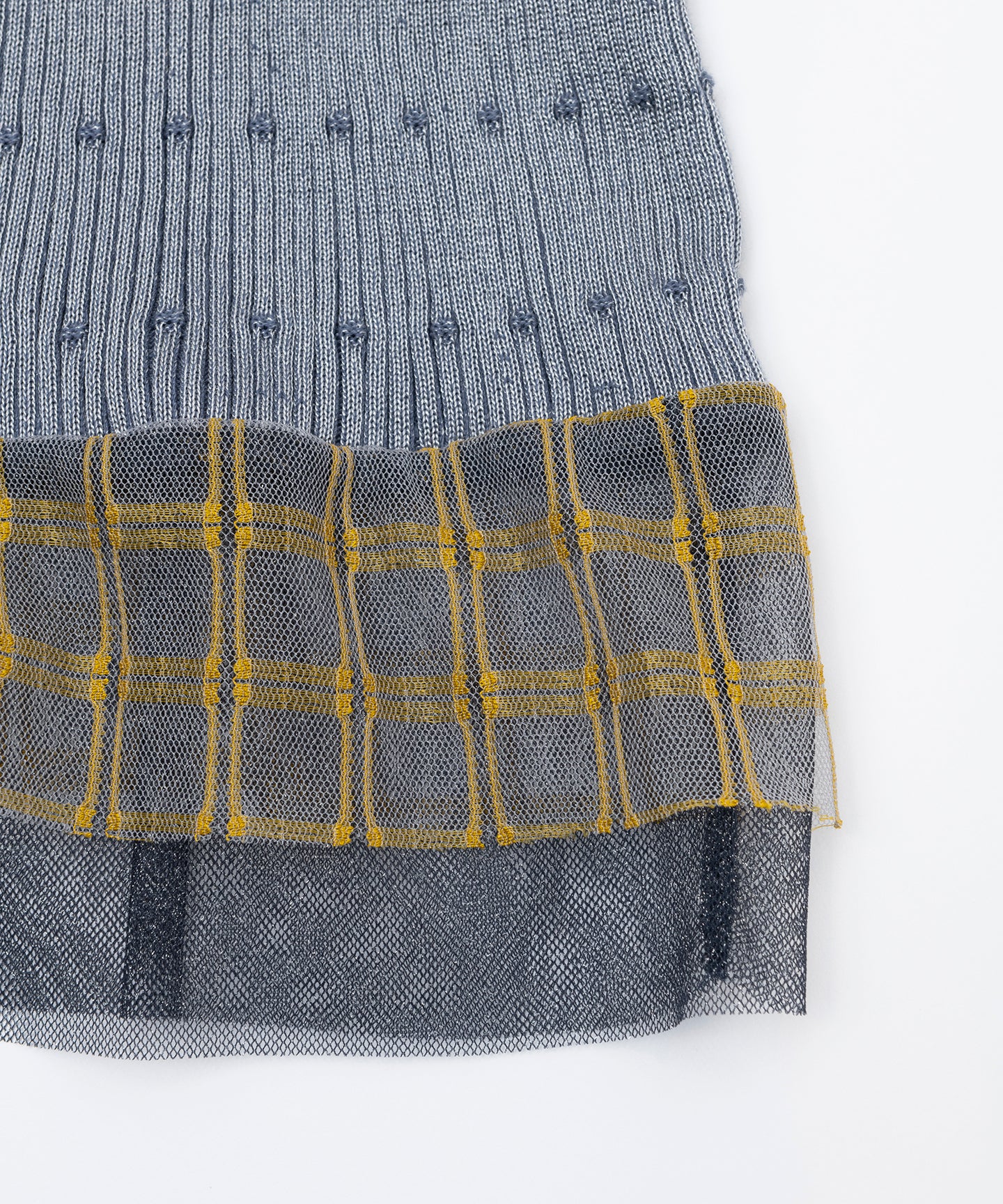 RIB SLEEVELESS KNIT TOPS
