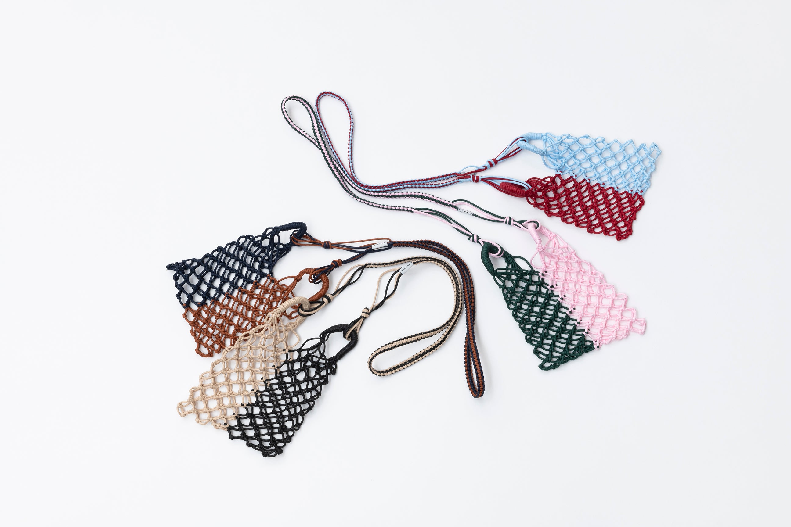 BICOLOR MACRAME BAG