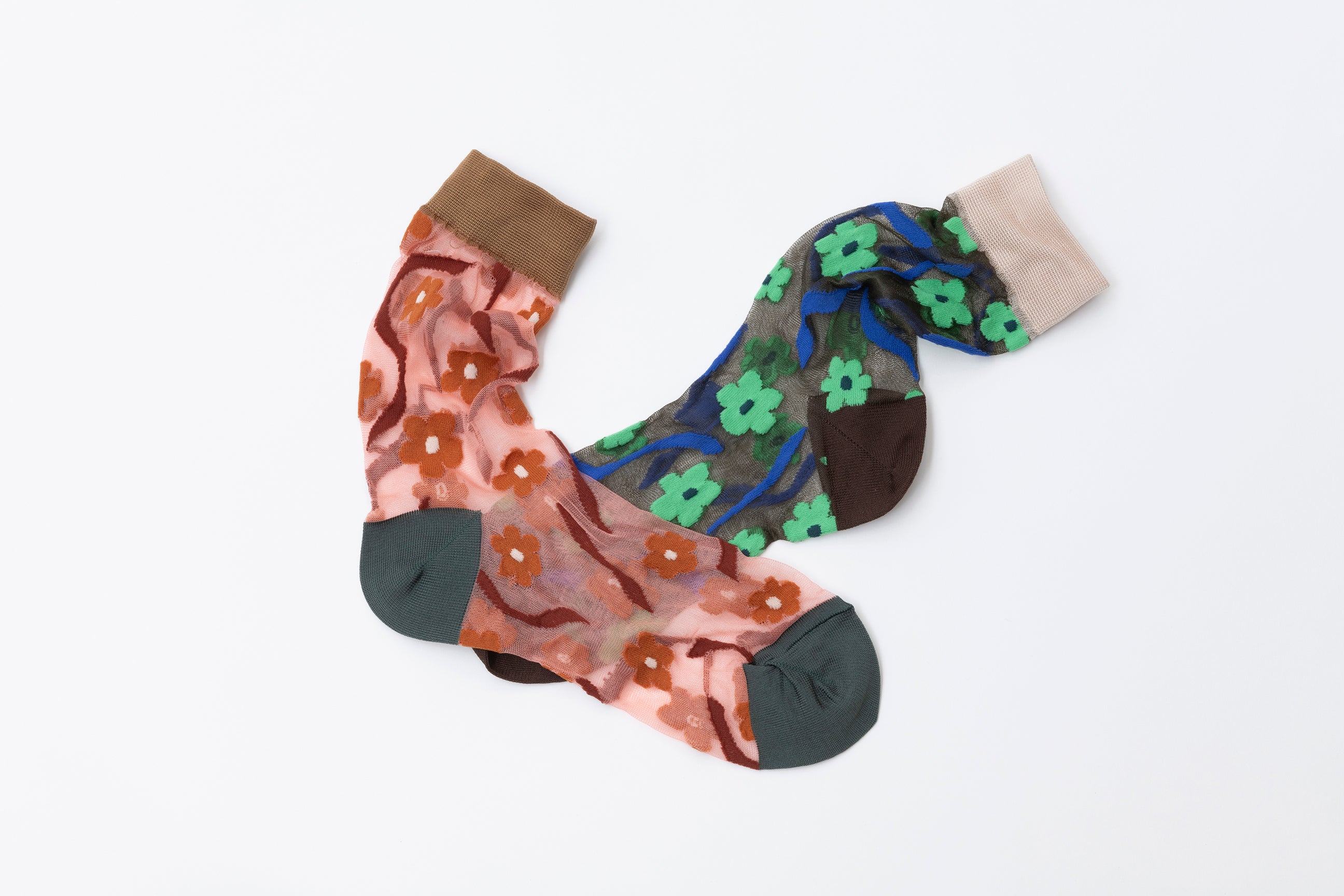 FLOWER SHEER SOCKS