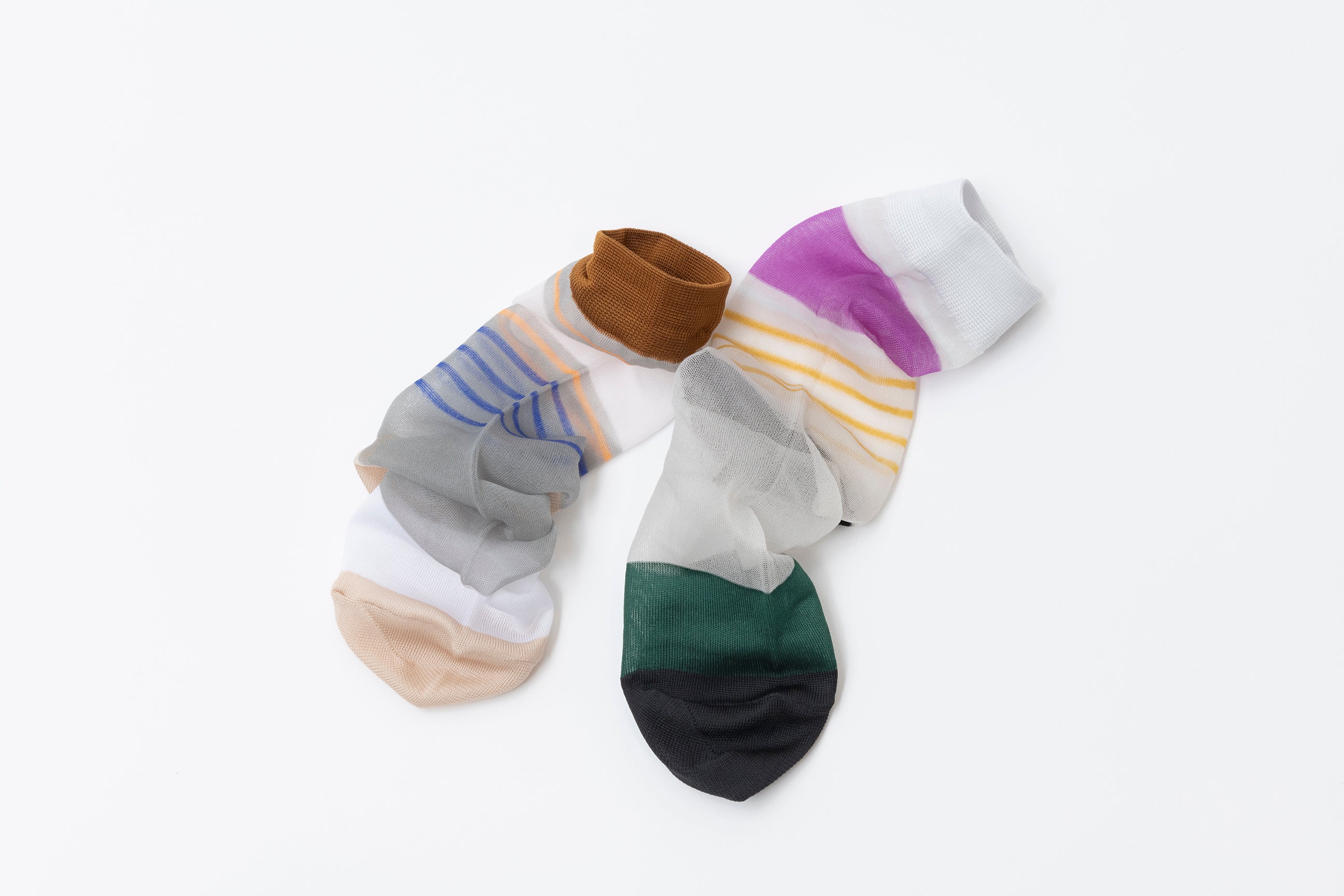SHEER BOREDER SOCKS