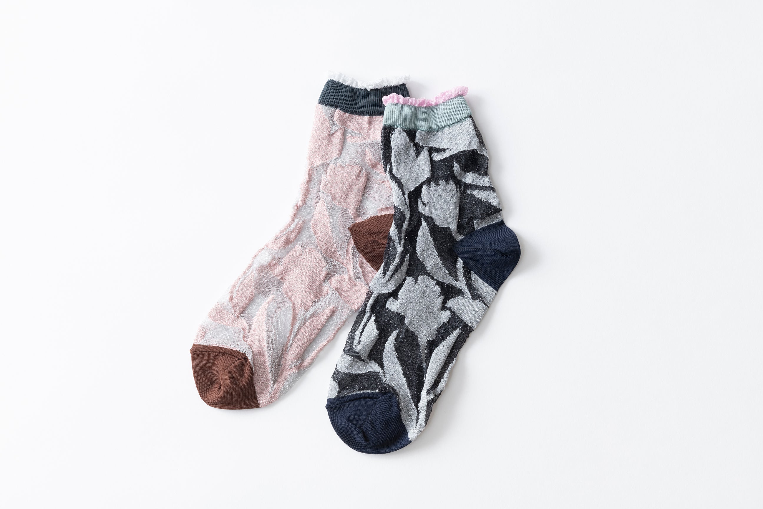 FLOWER LAME SOCKS