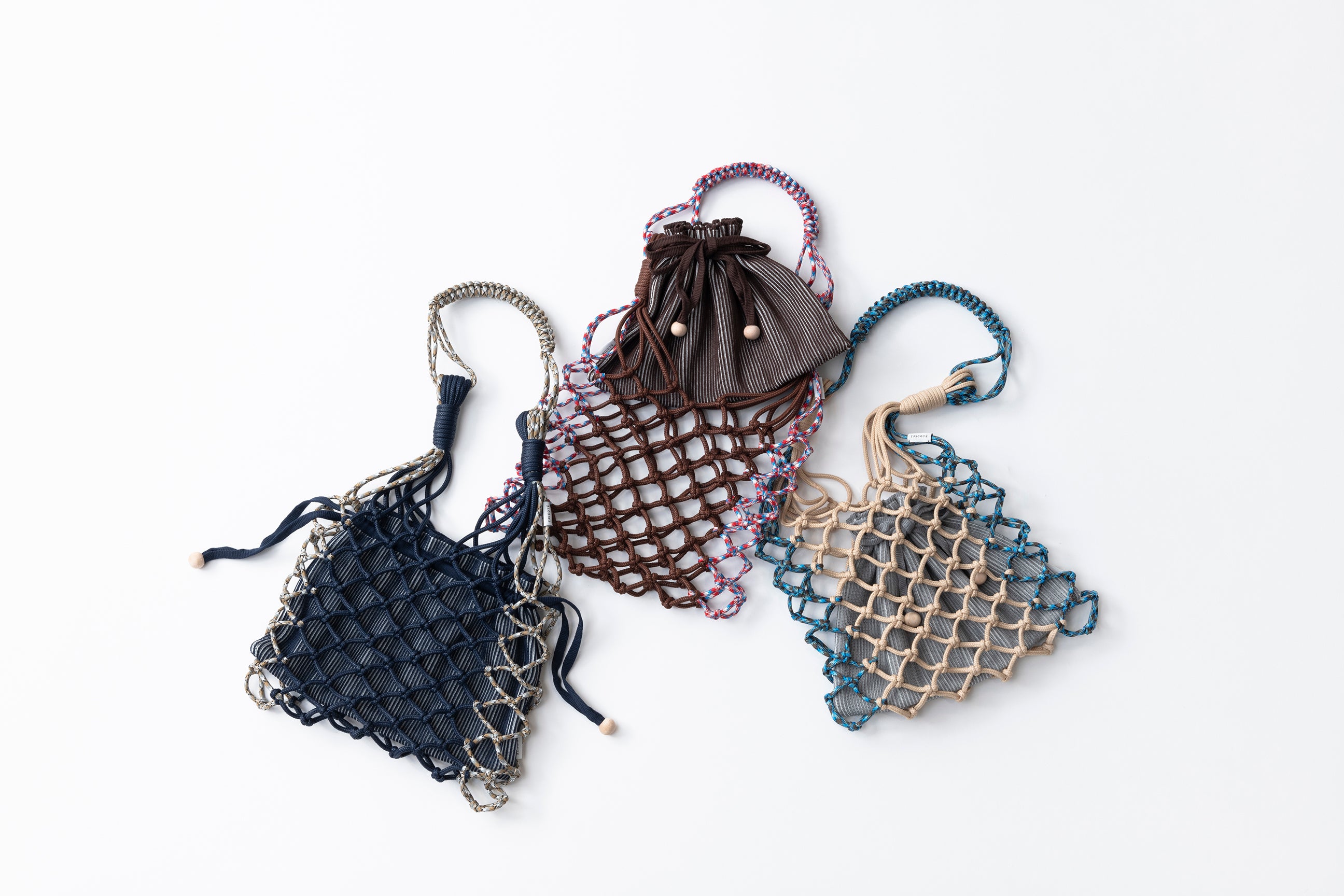 MACRAME TOTE BAG with pouch