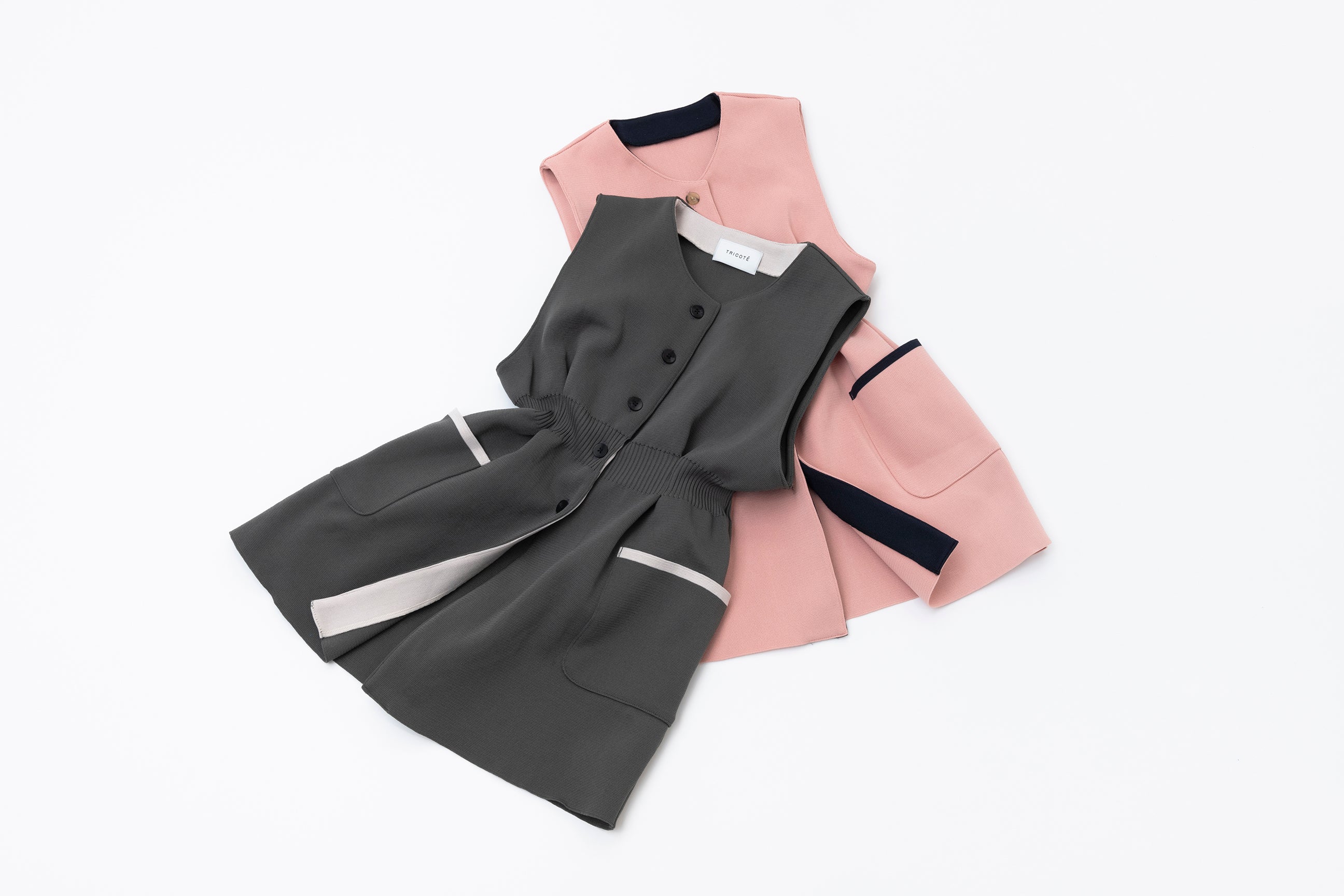 COLOR KNIT GILET