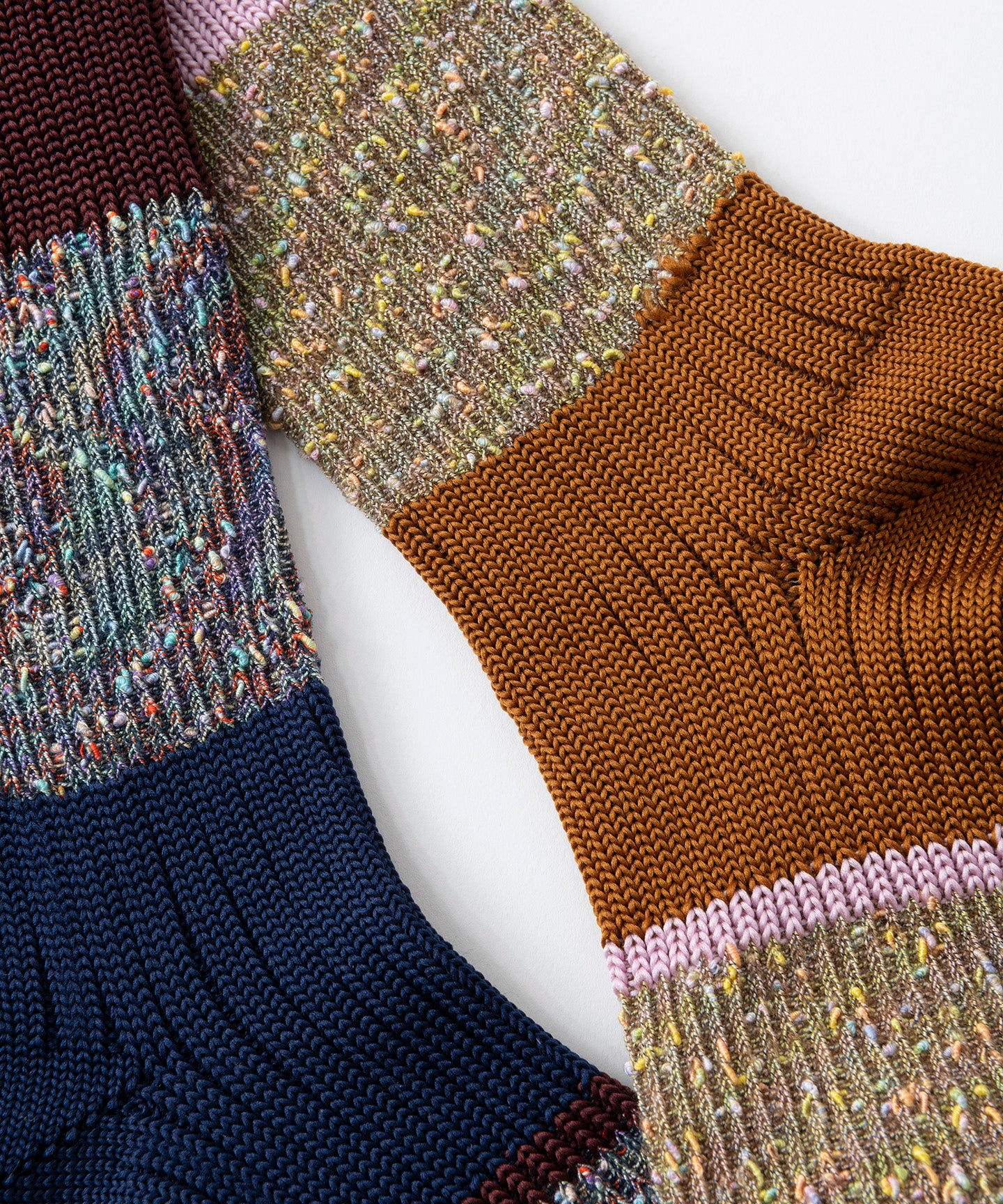 MIX COLOUR RIB SOCKS