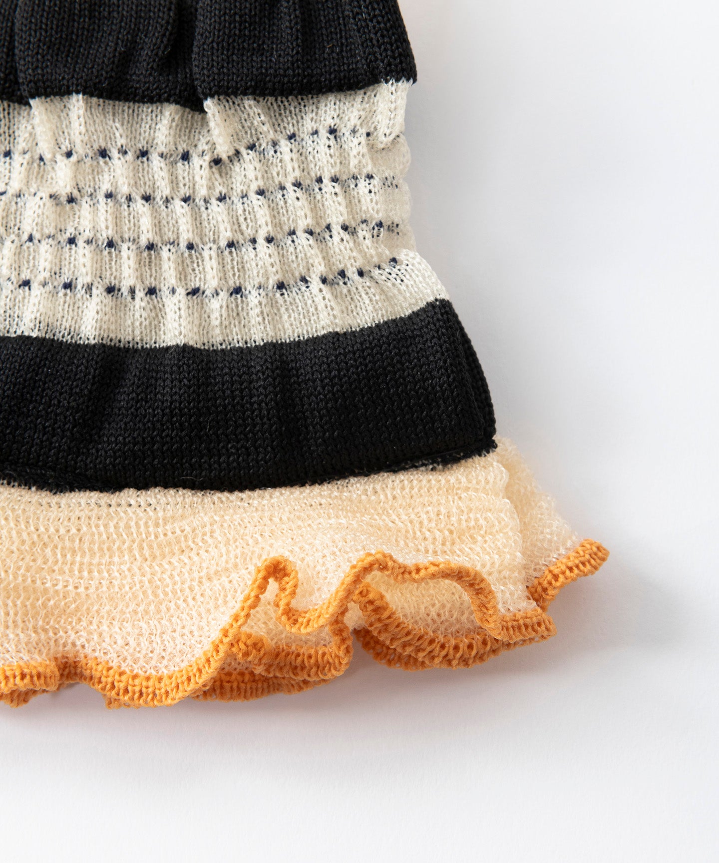 SHEER RIB KNIT BAG