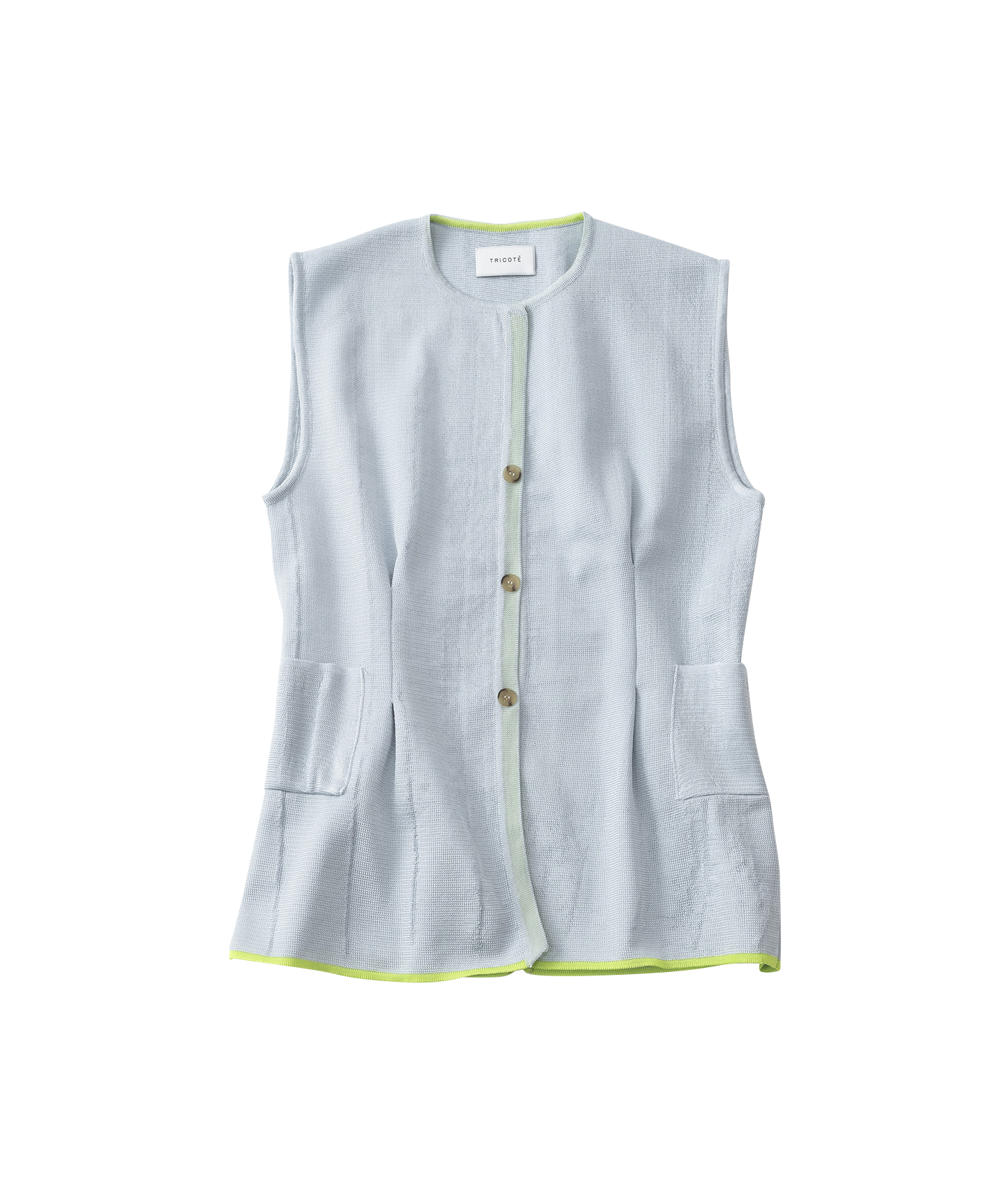 KNIT GILET CARDIGAN
