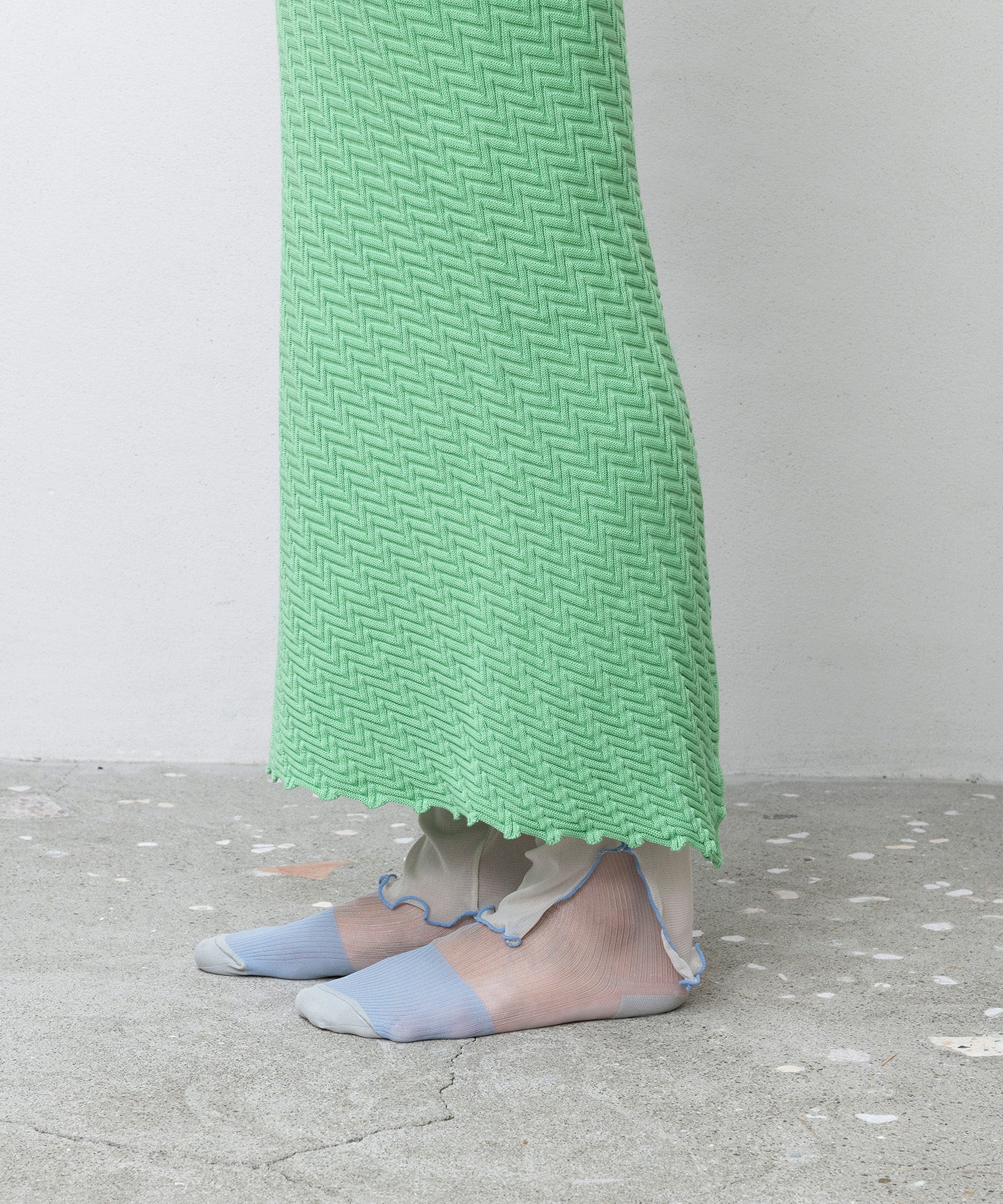 STRIPE KNIT SKIRT
