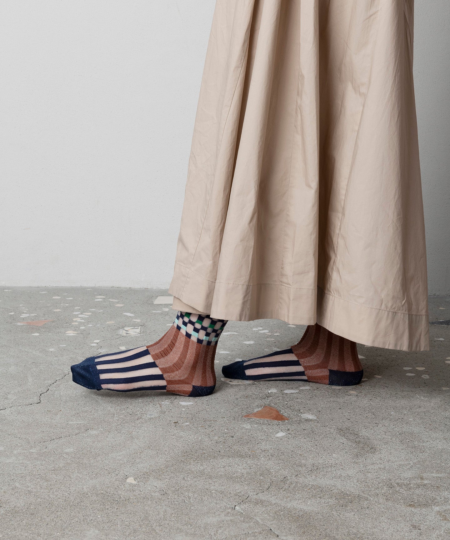 PIXEL STRIPE SOCKS