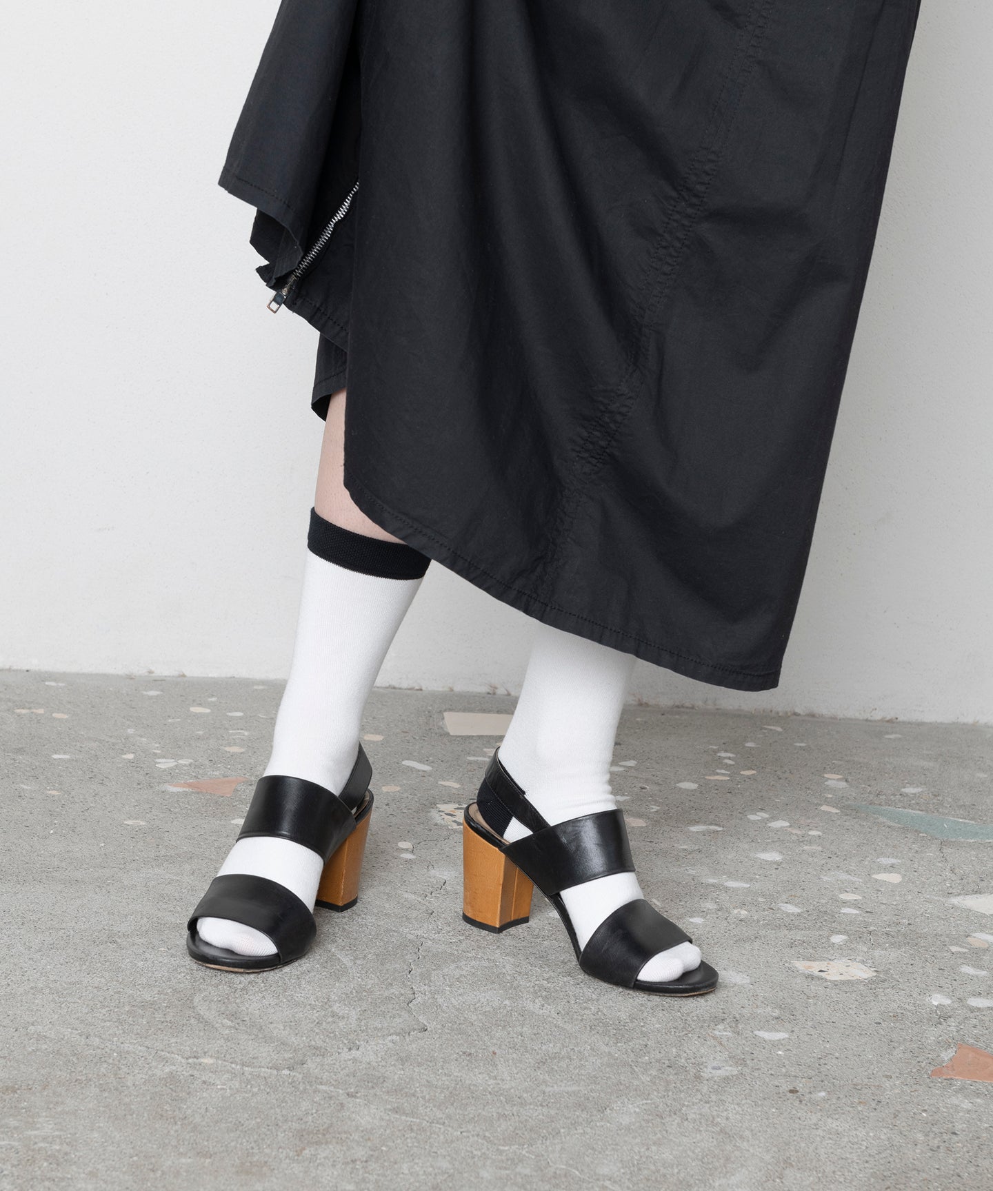 【en】Cotton Socks WHITE