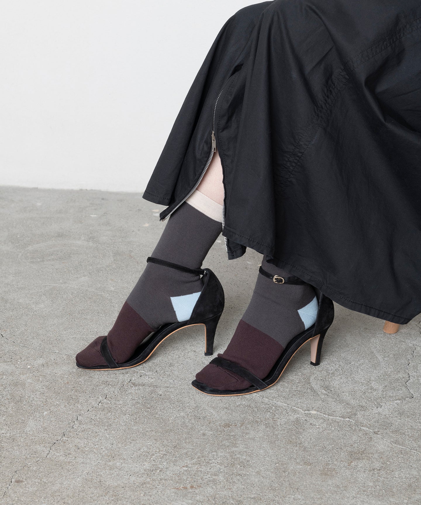 【en】Cotton Socks GRAY