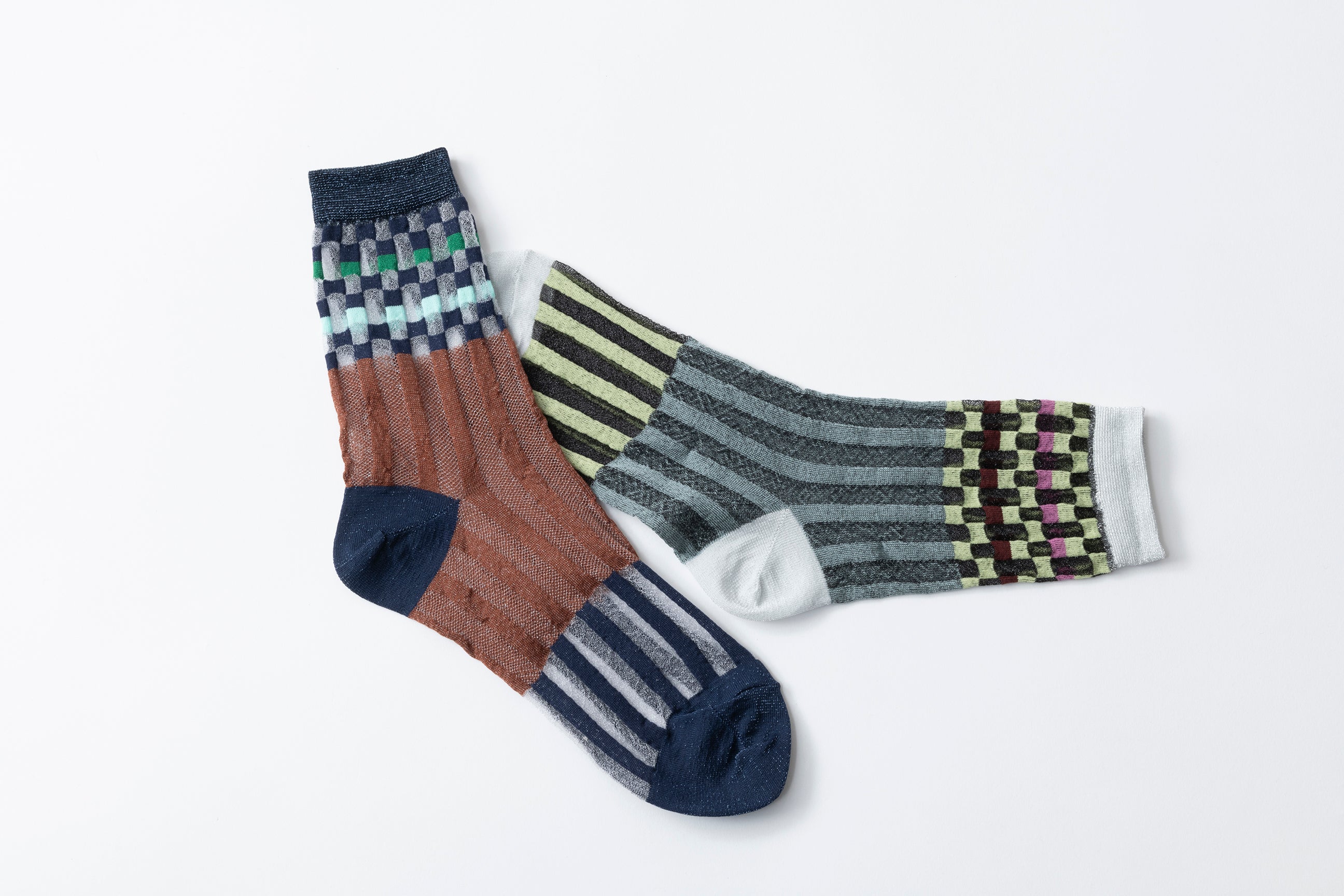 PIXEL STRIPE SOCKS