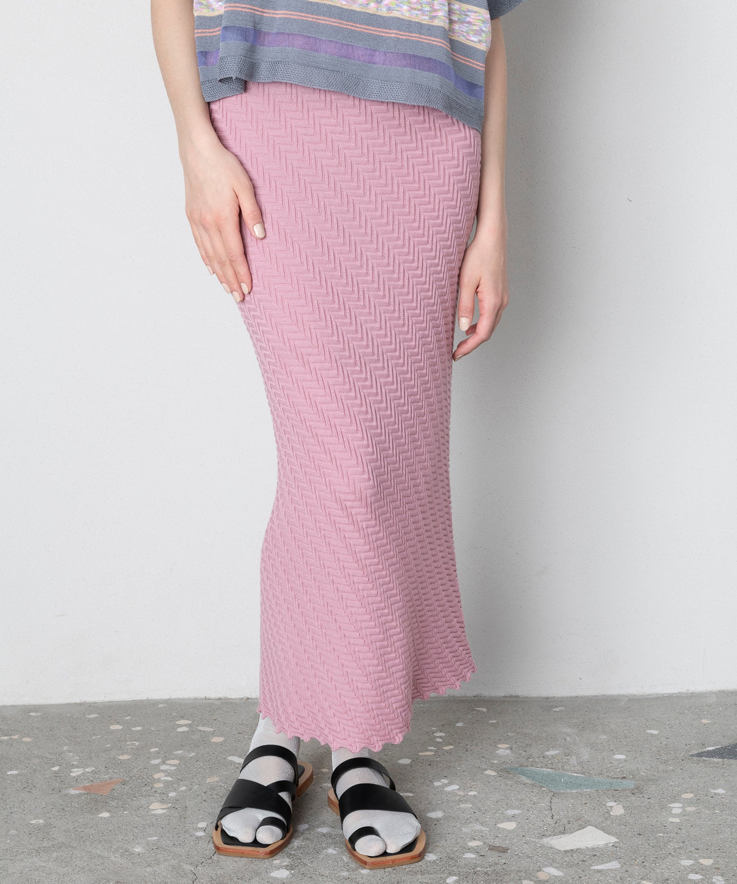 SHEER COLOUR LAME TABI SOCKS