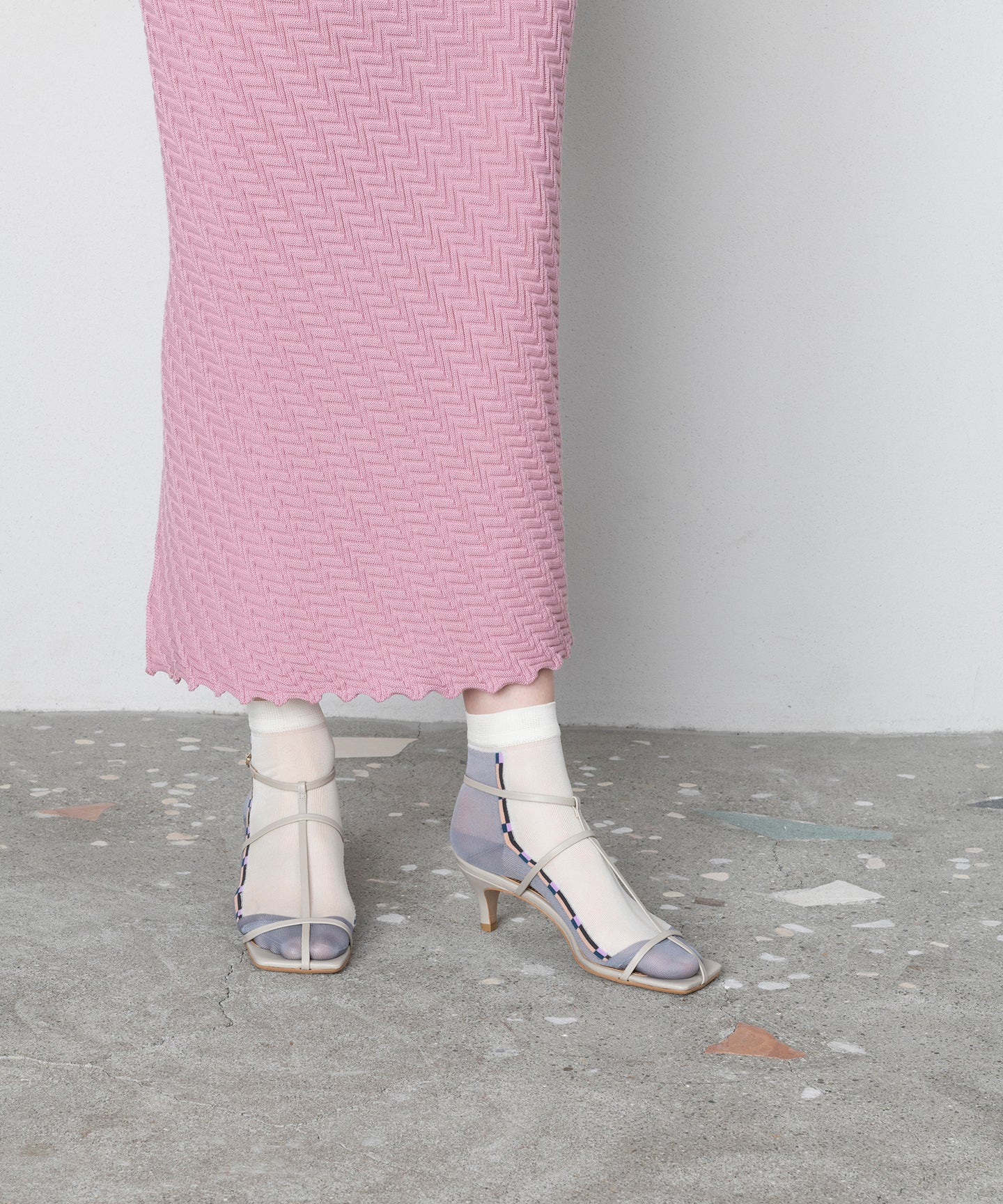SIDE LINE MESH SOCKS