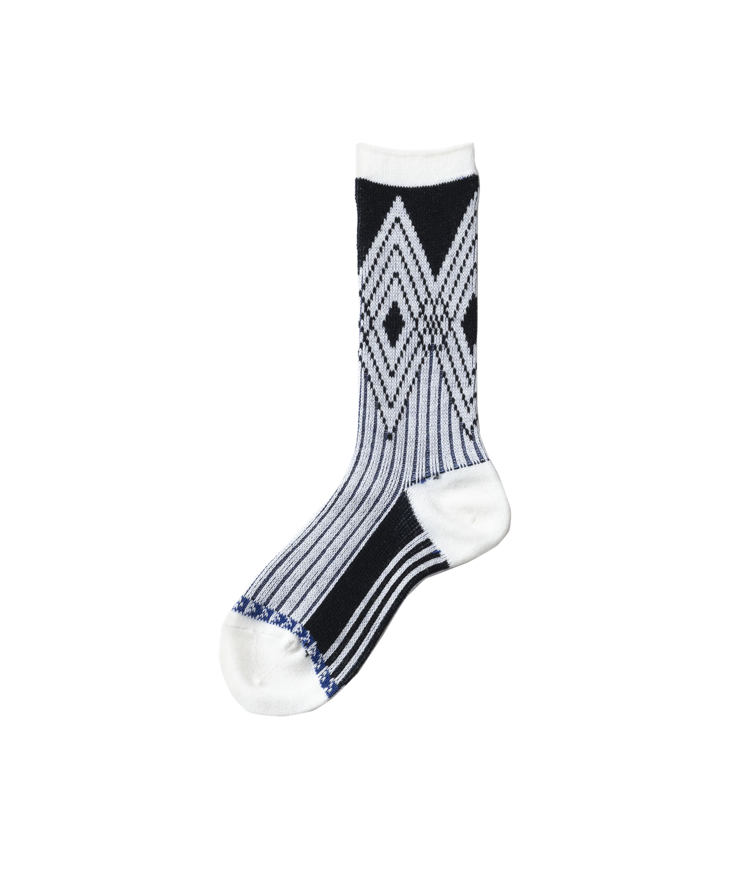 DIAMOND JACQUARD SOCKS