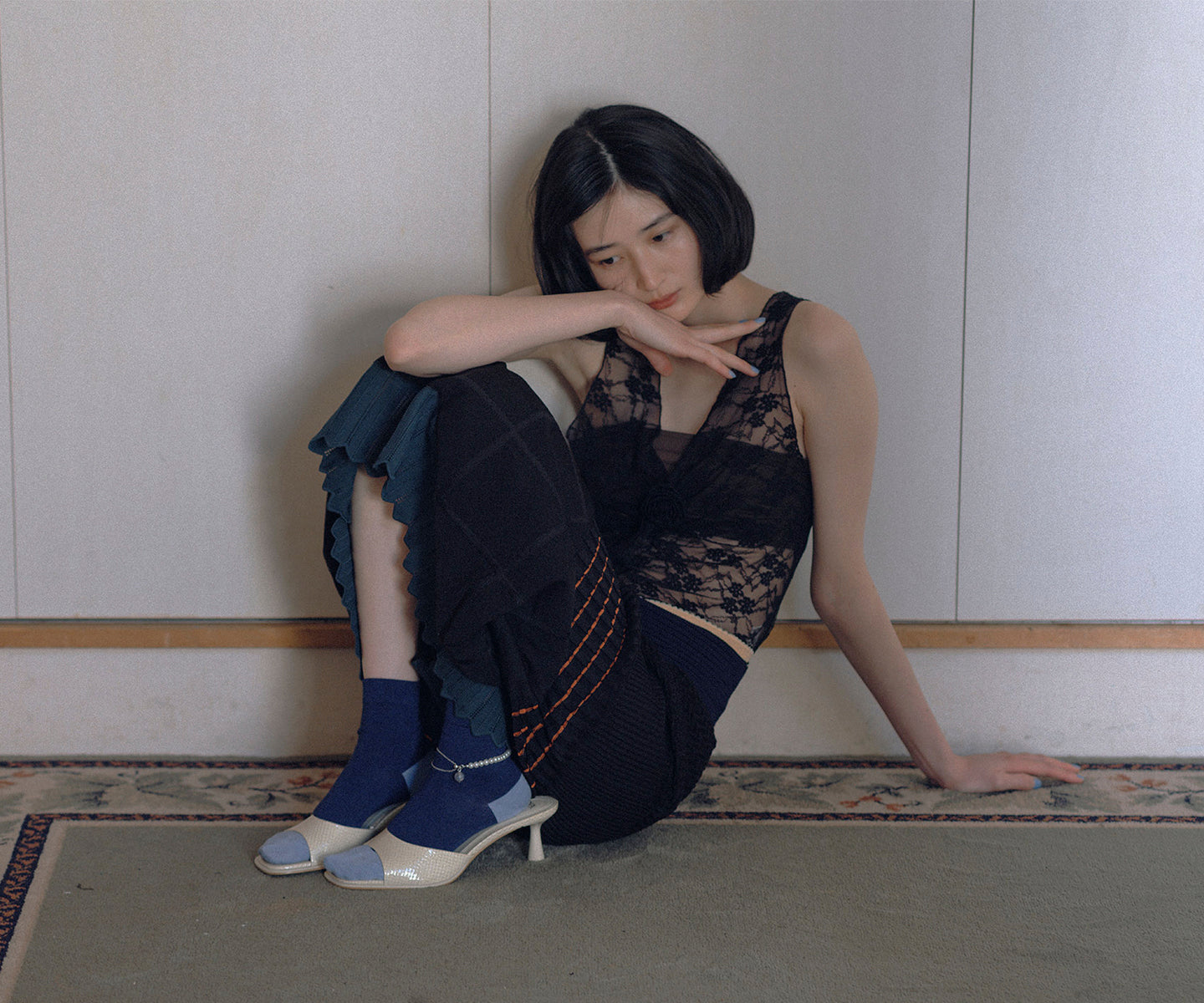 ADJUSTABLE KNIT SKIRT