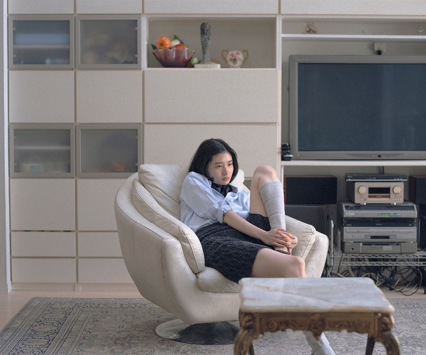 GATHER LOOSE HIGH SOCKS