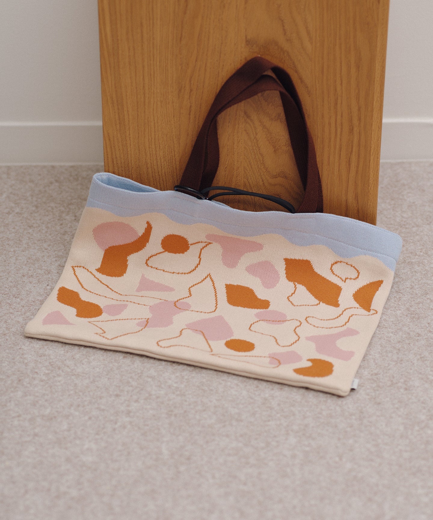 COLLAGE KNIT LESSON BAG