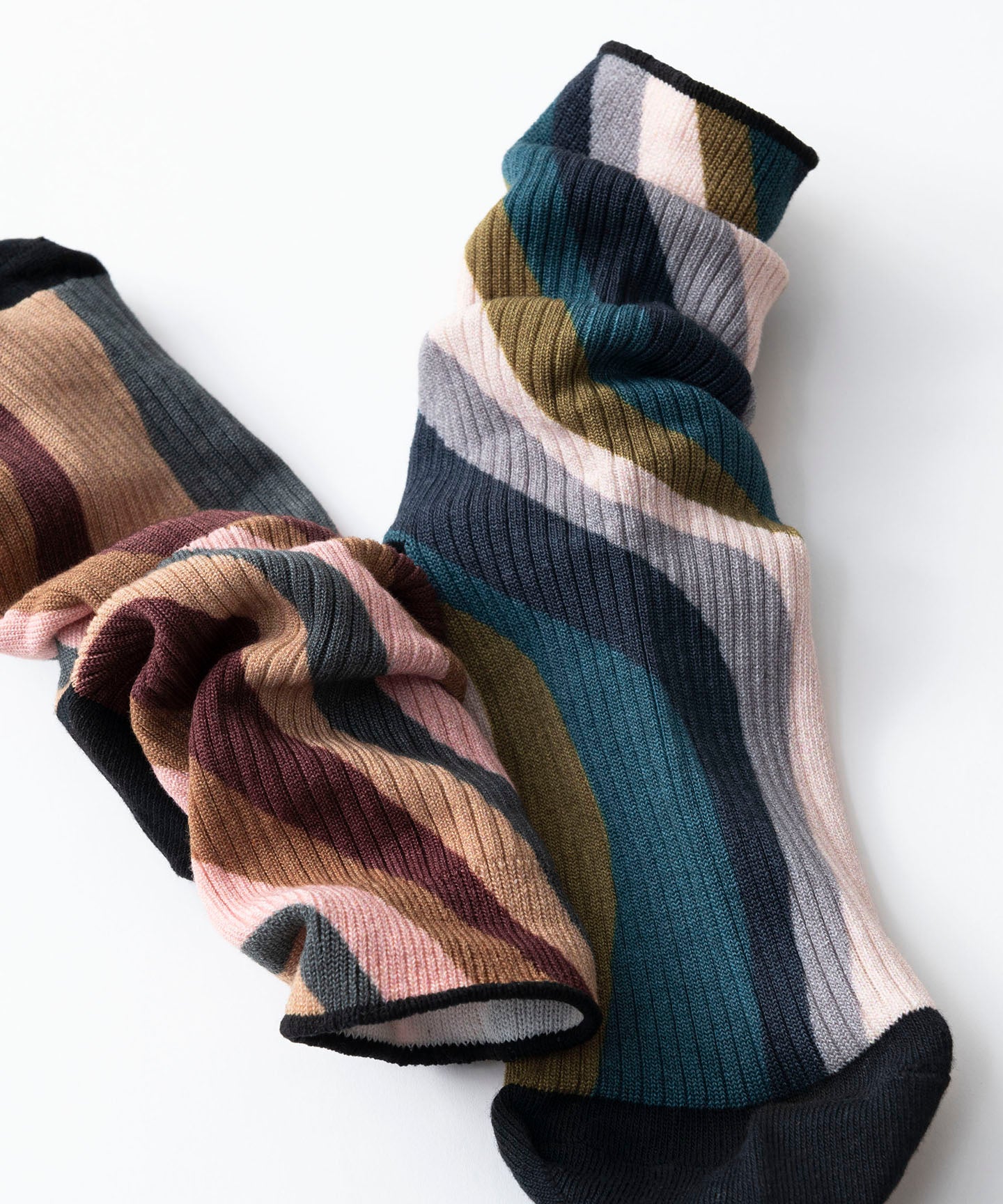 TWIST STRIPE KIDS SOCKS