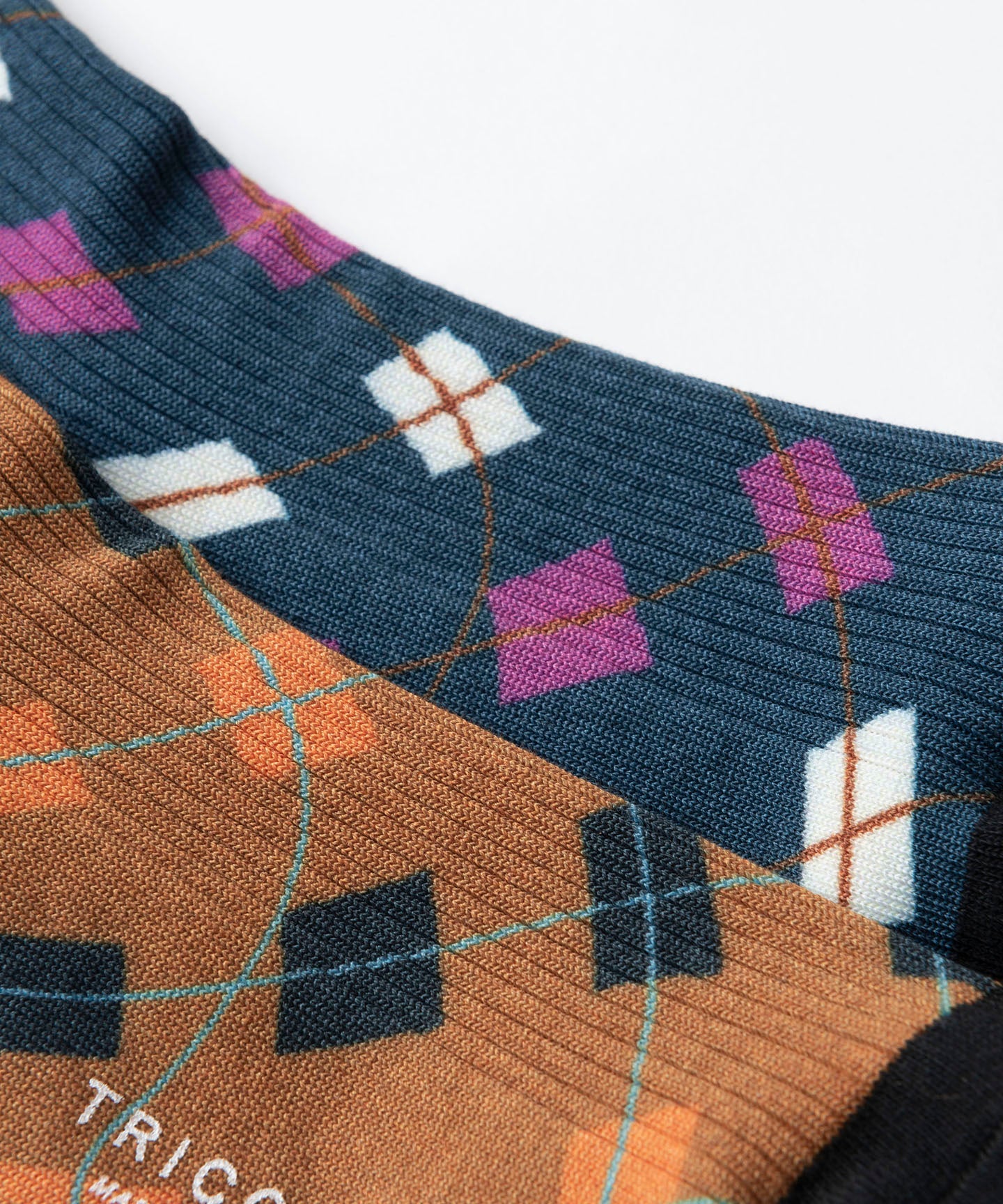 ARGYLE LINK SOCKS