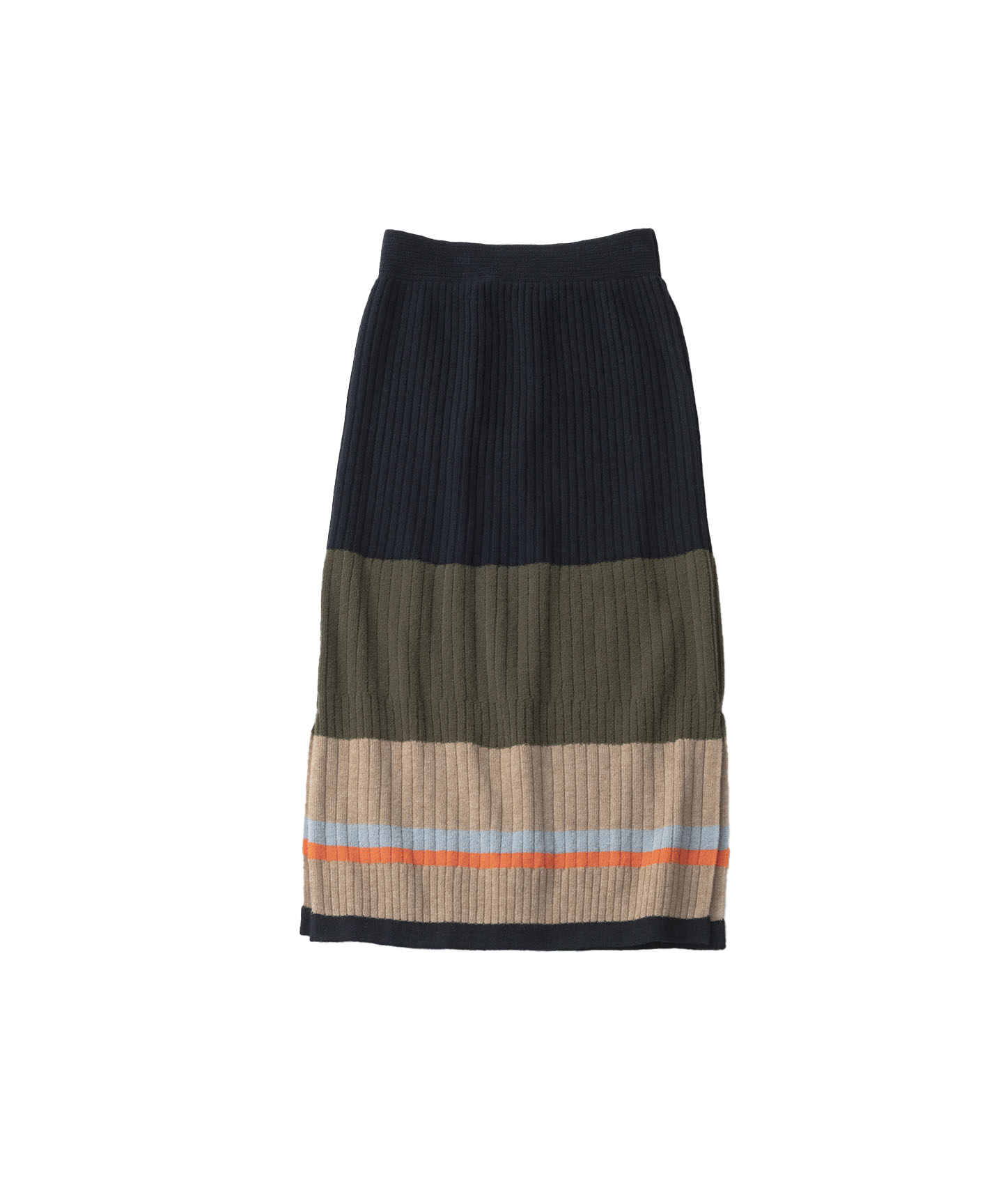 PLAIN RIB MULTI SKIRT