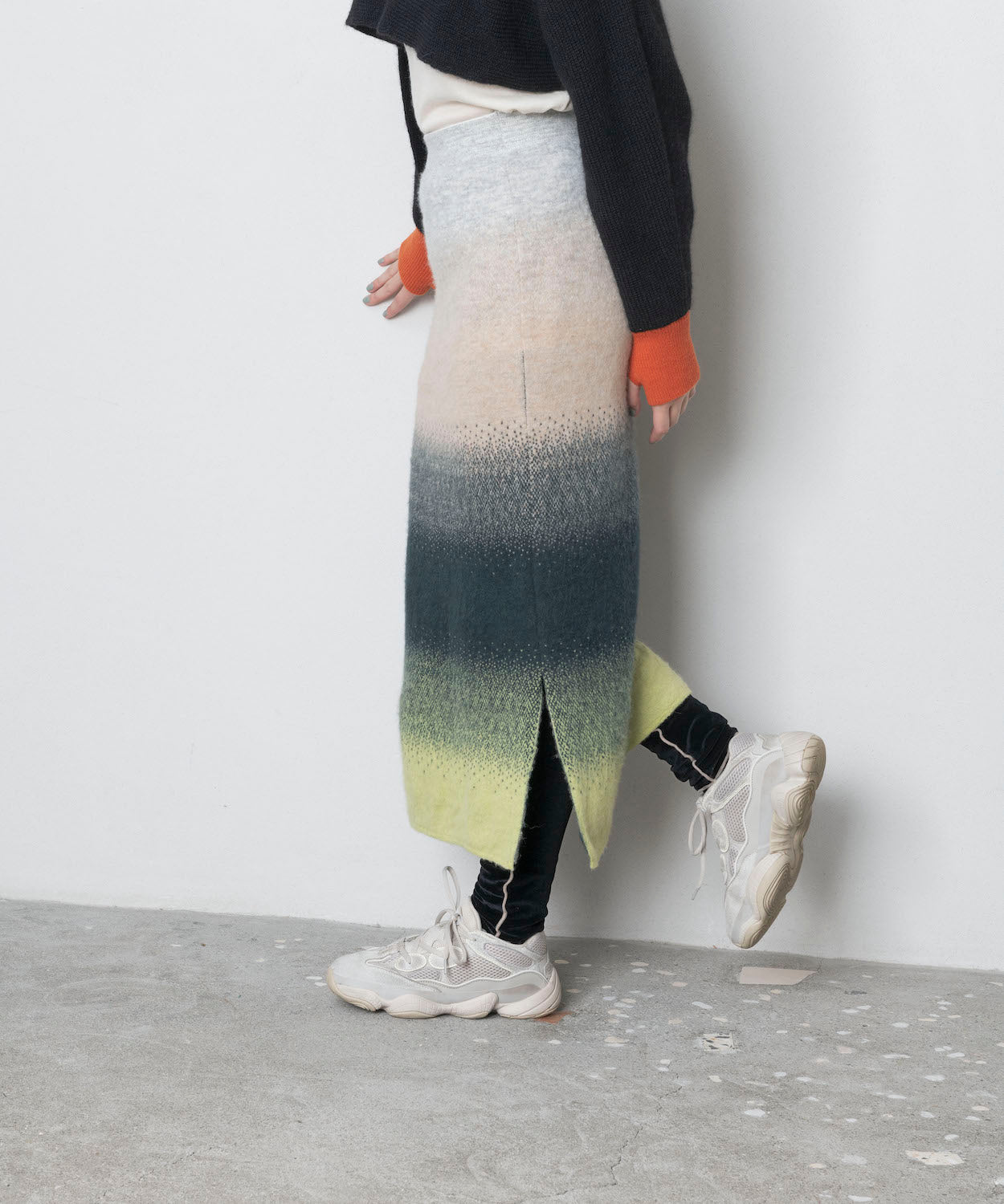 SIDE LINE VELOUR LEGGINGS