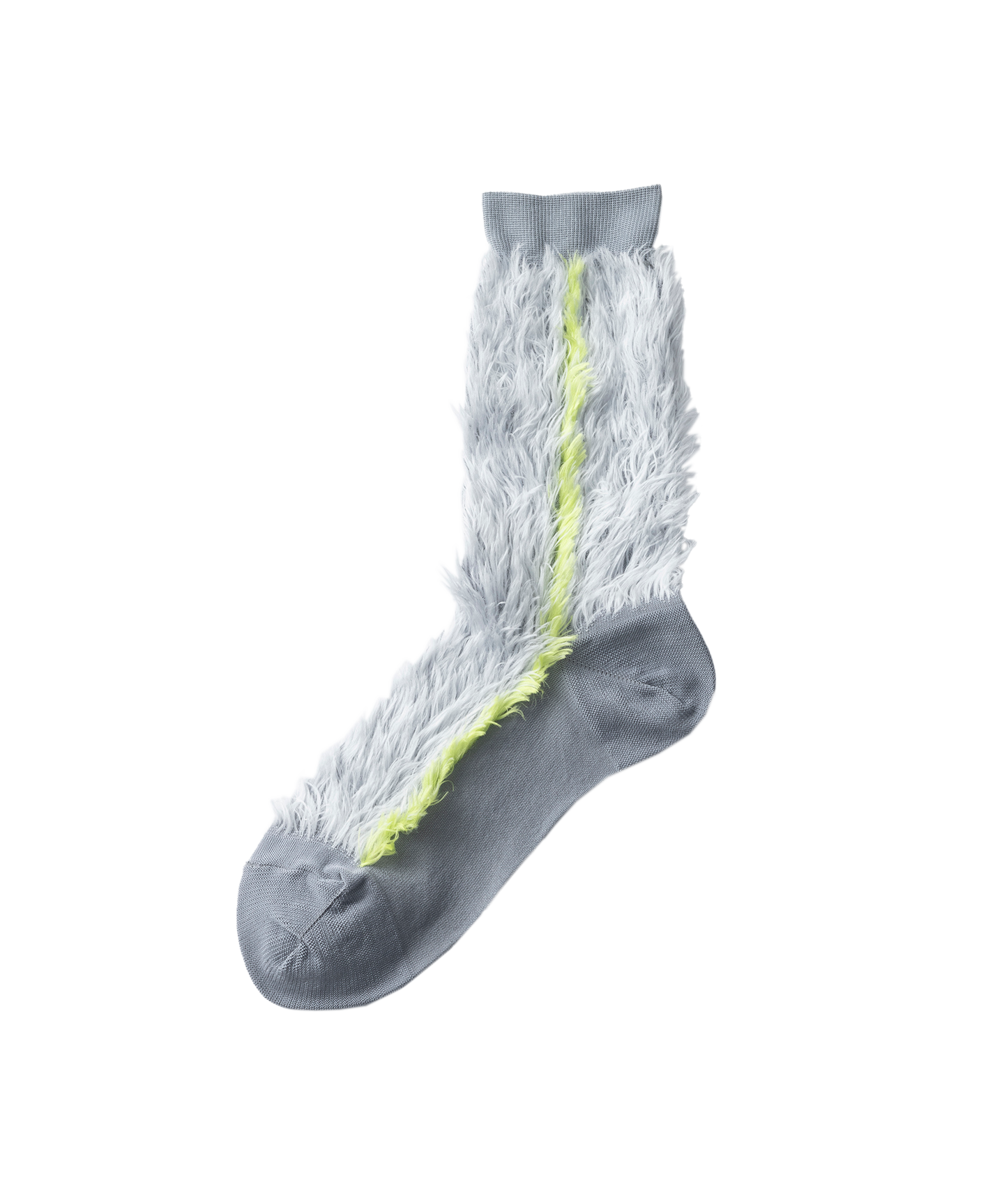 SIDE LINE FAKE FUR SOCKS