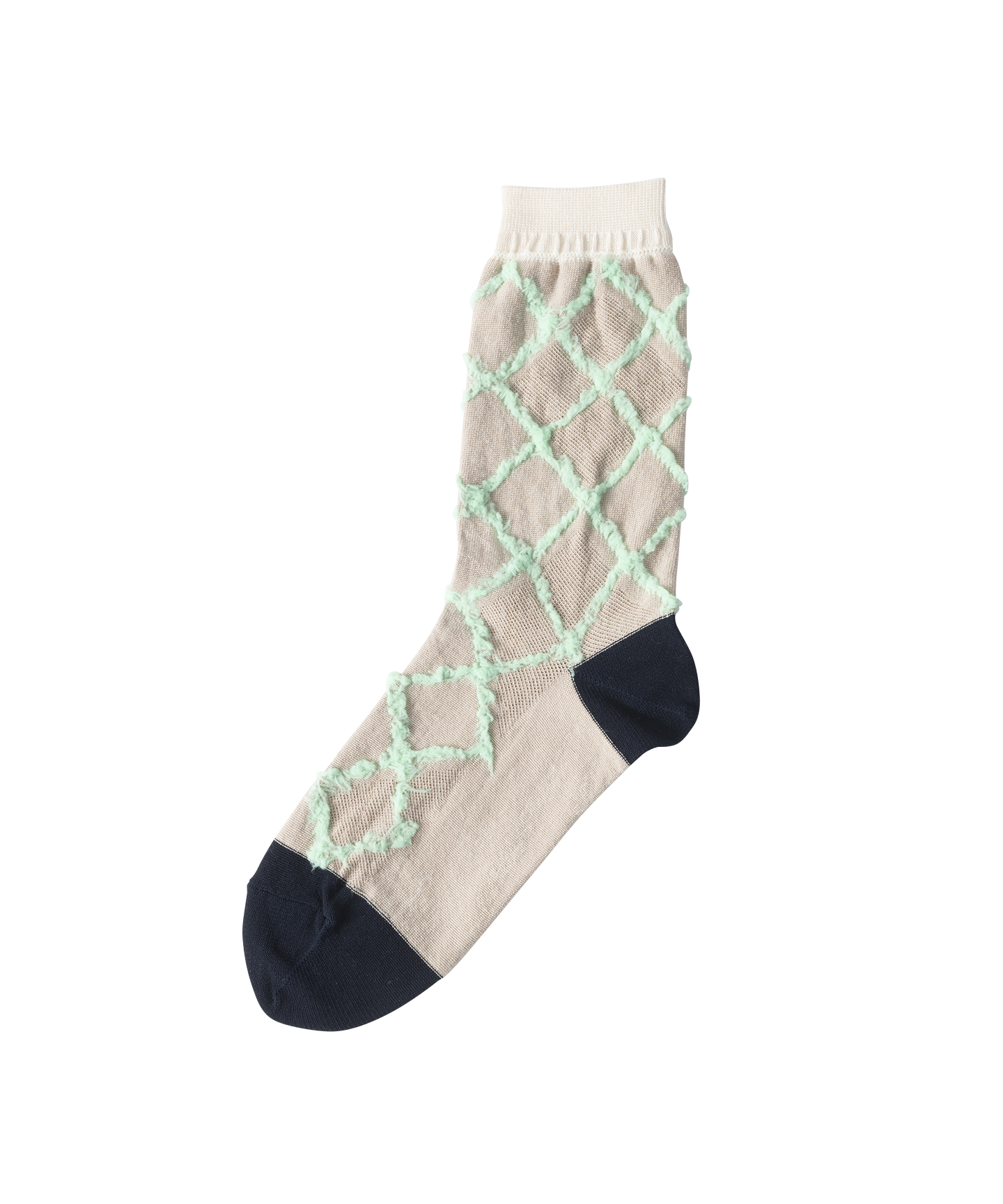 DIAMOND SHAPE FLUFFY SOCKS