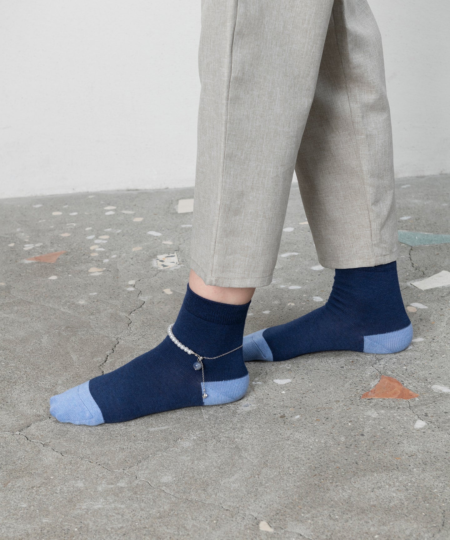 BASIC SOCKS WITH ANKLETS