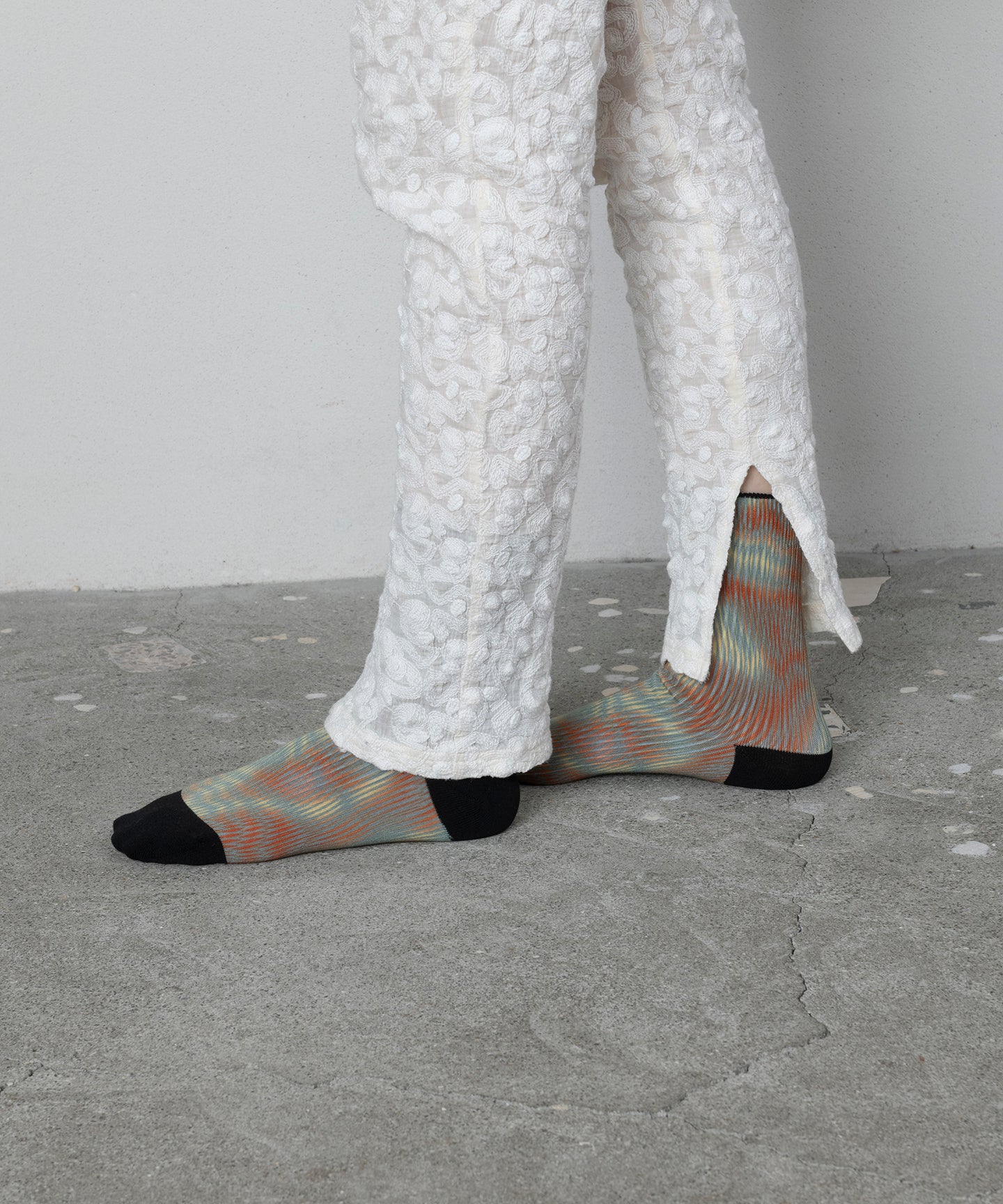 MOIRE LINK SOCKS