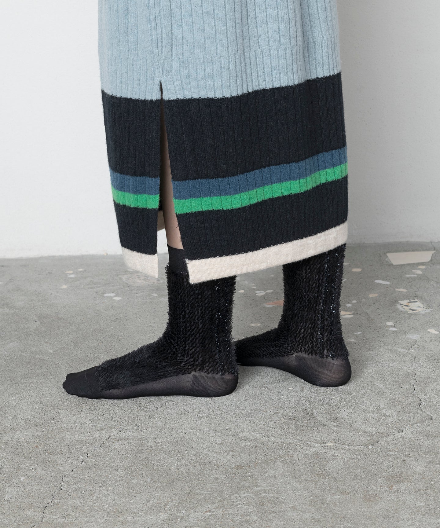 GLITTER LINE FUR SOCKS