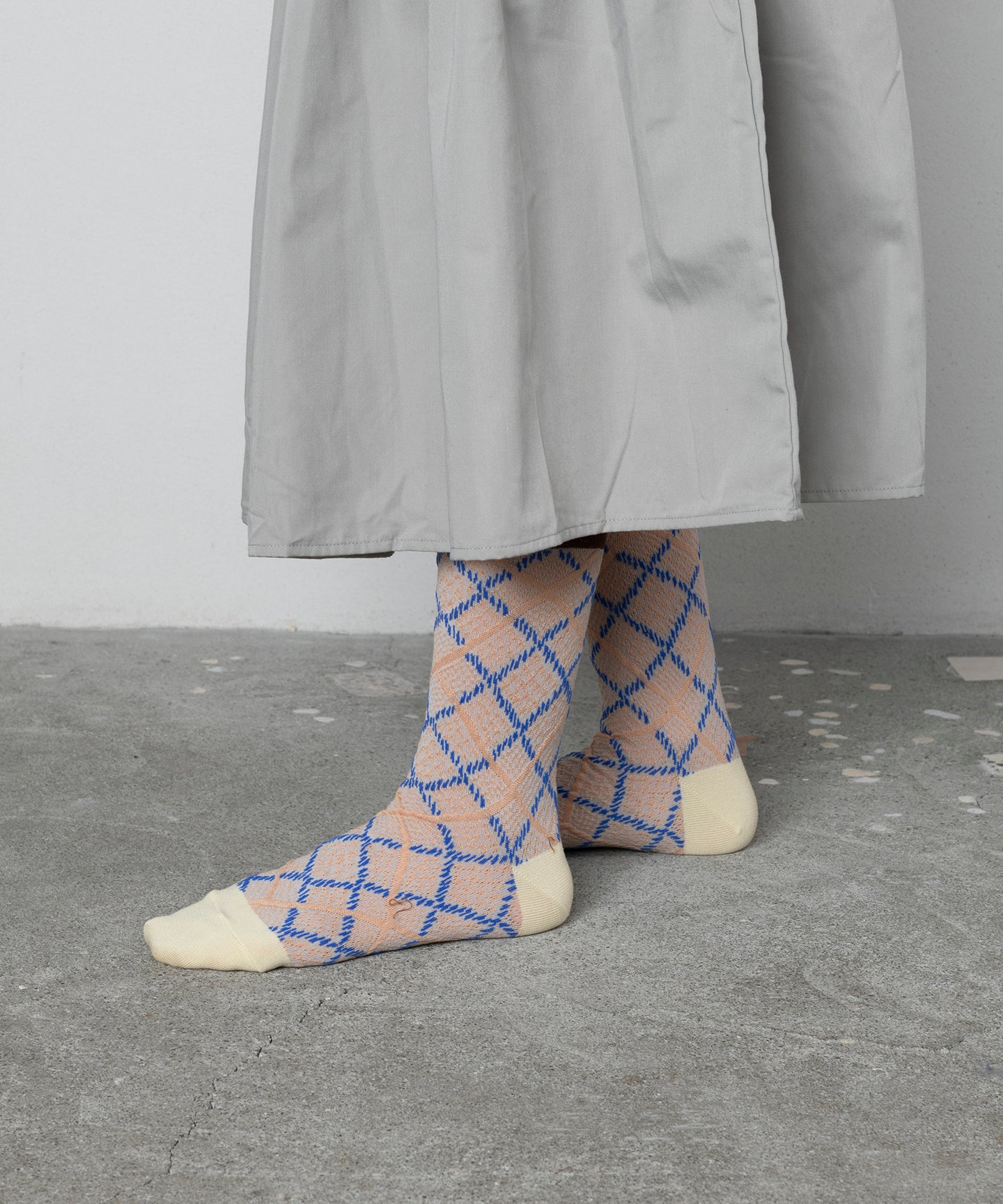 ARGYLE BUMPY SOCKS
