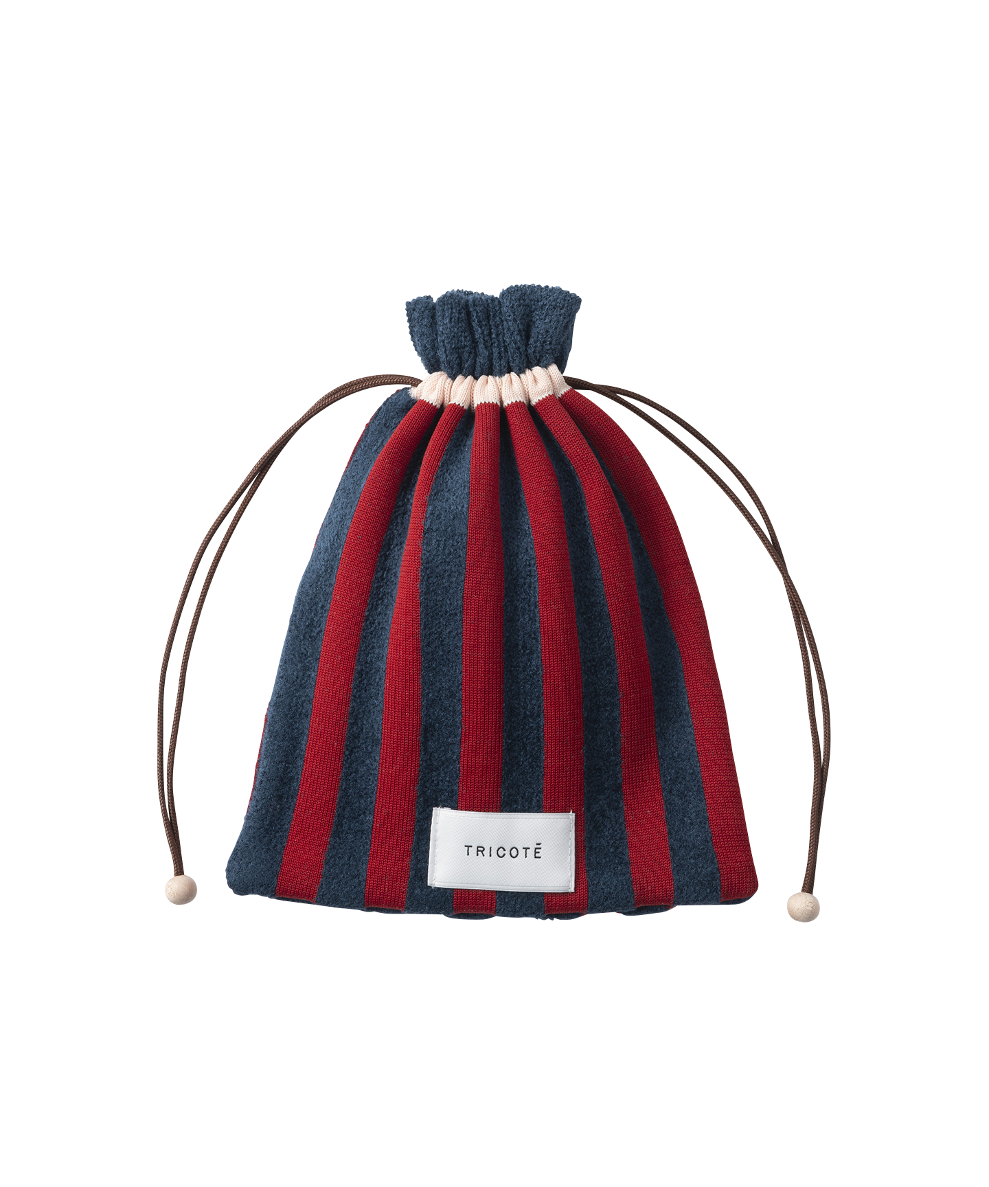 STRIPED SHAGGY MINI POUCH