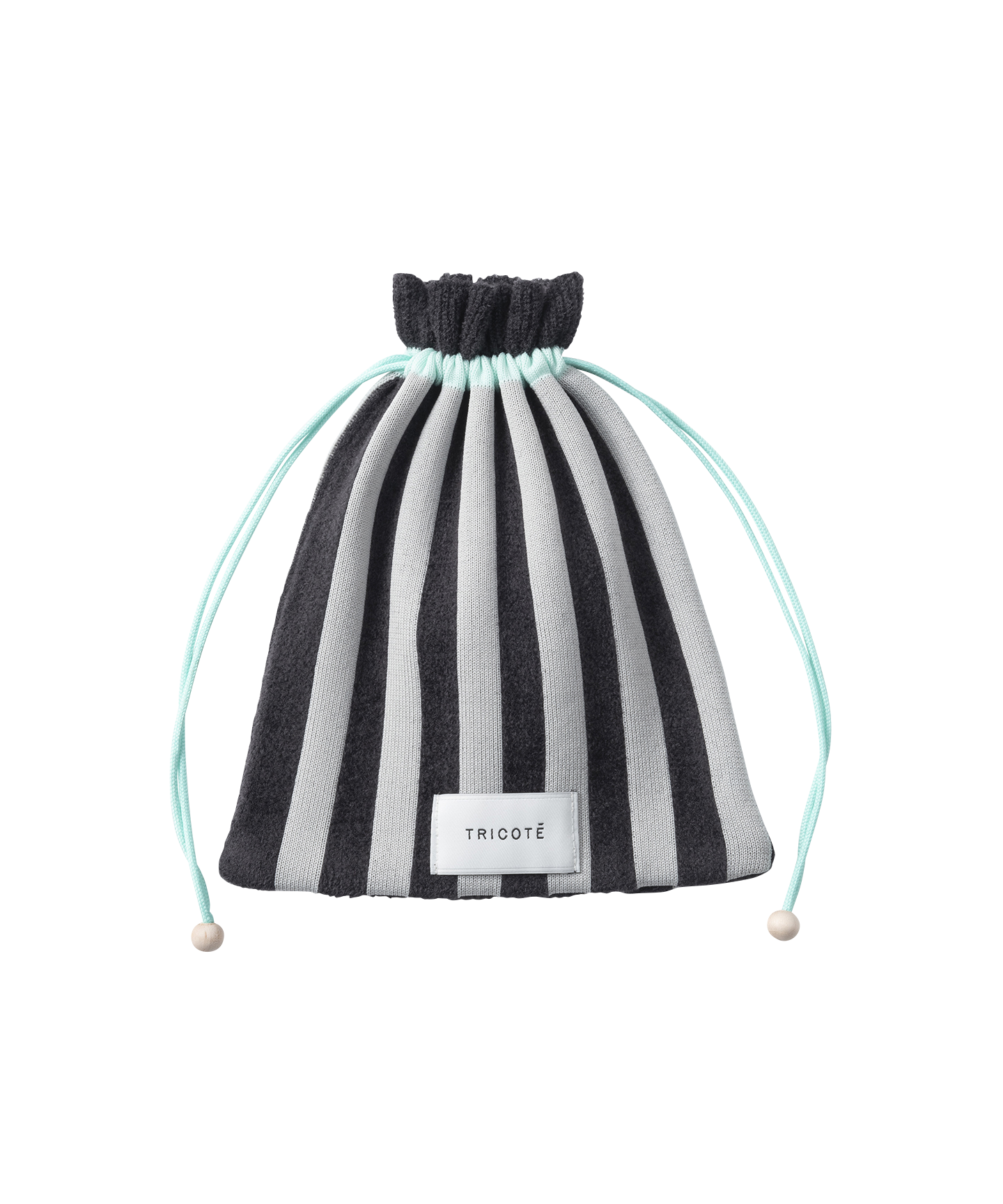 STRIPED SHAGGY MINI POUCH