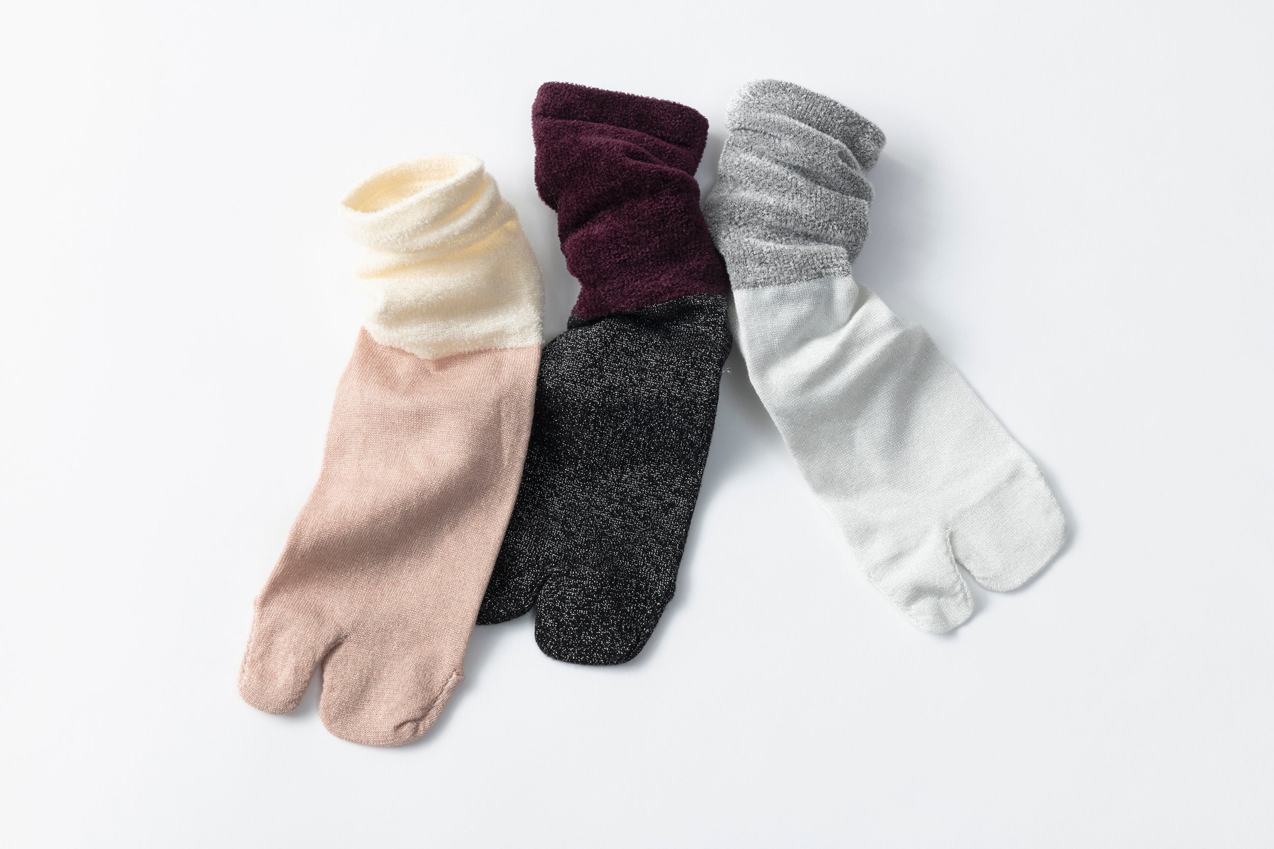 VELOR LAME TABI SOCKS
