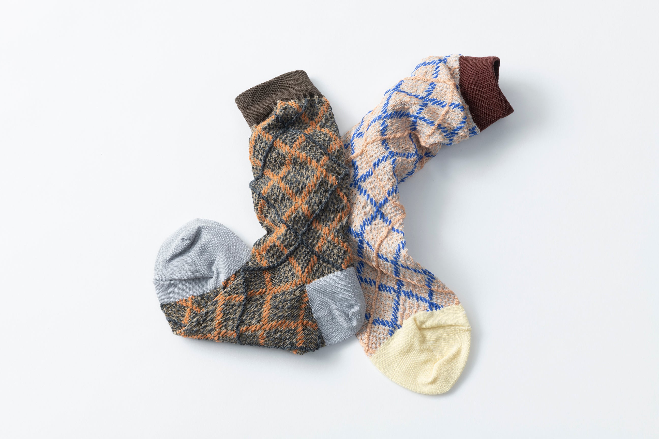 ARGYLE BUMPY SOCKS