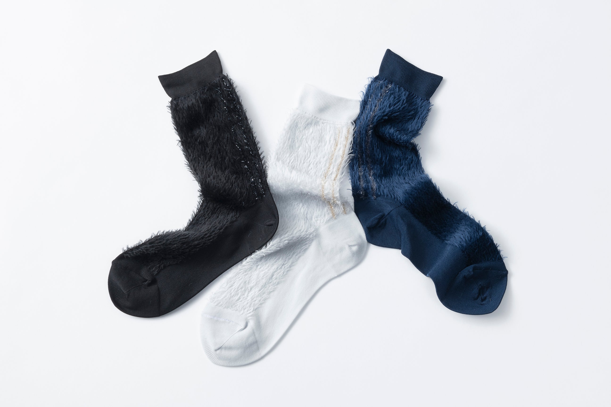GLITTER LINE FUR SOCKS