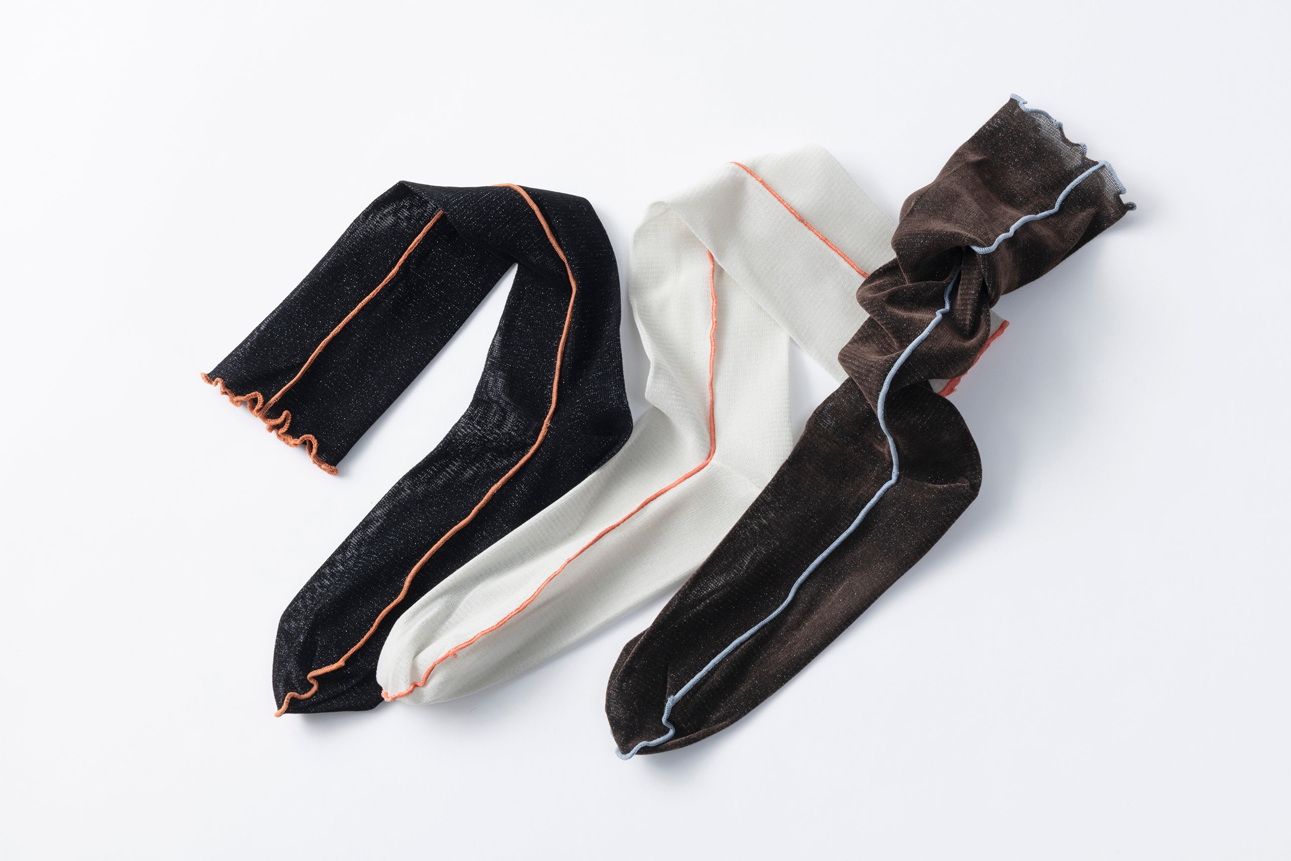 MELLOW FLOCKED MESH SOCKS