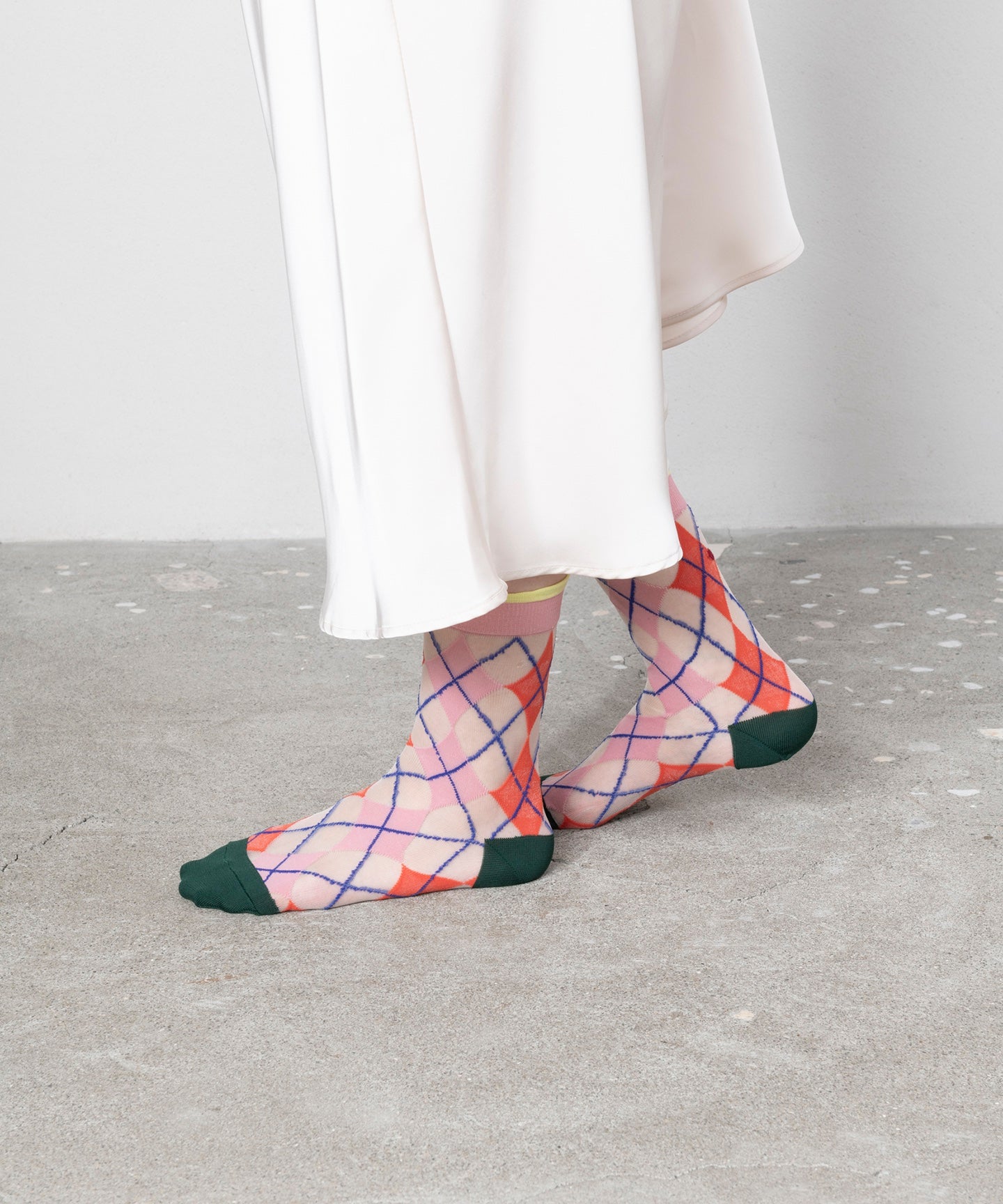ARGYLE PATTERN SOCKS