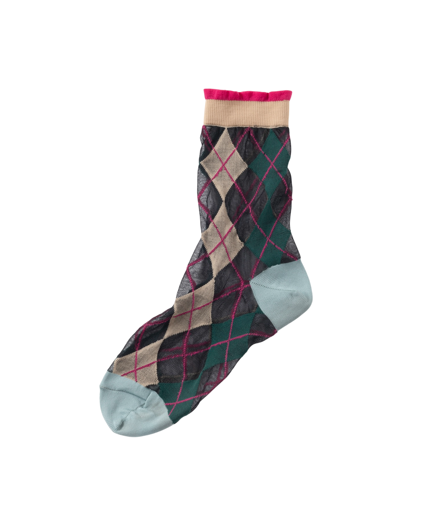 ARGYLE PATTERN SOCKS