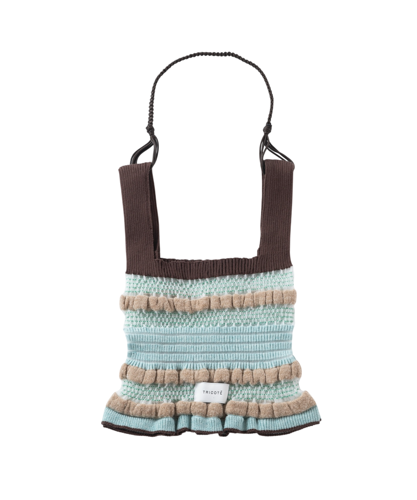 TRANSPARENT STRIPED BAG