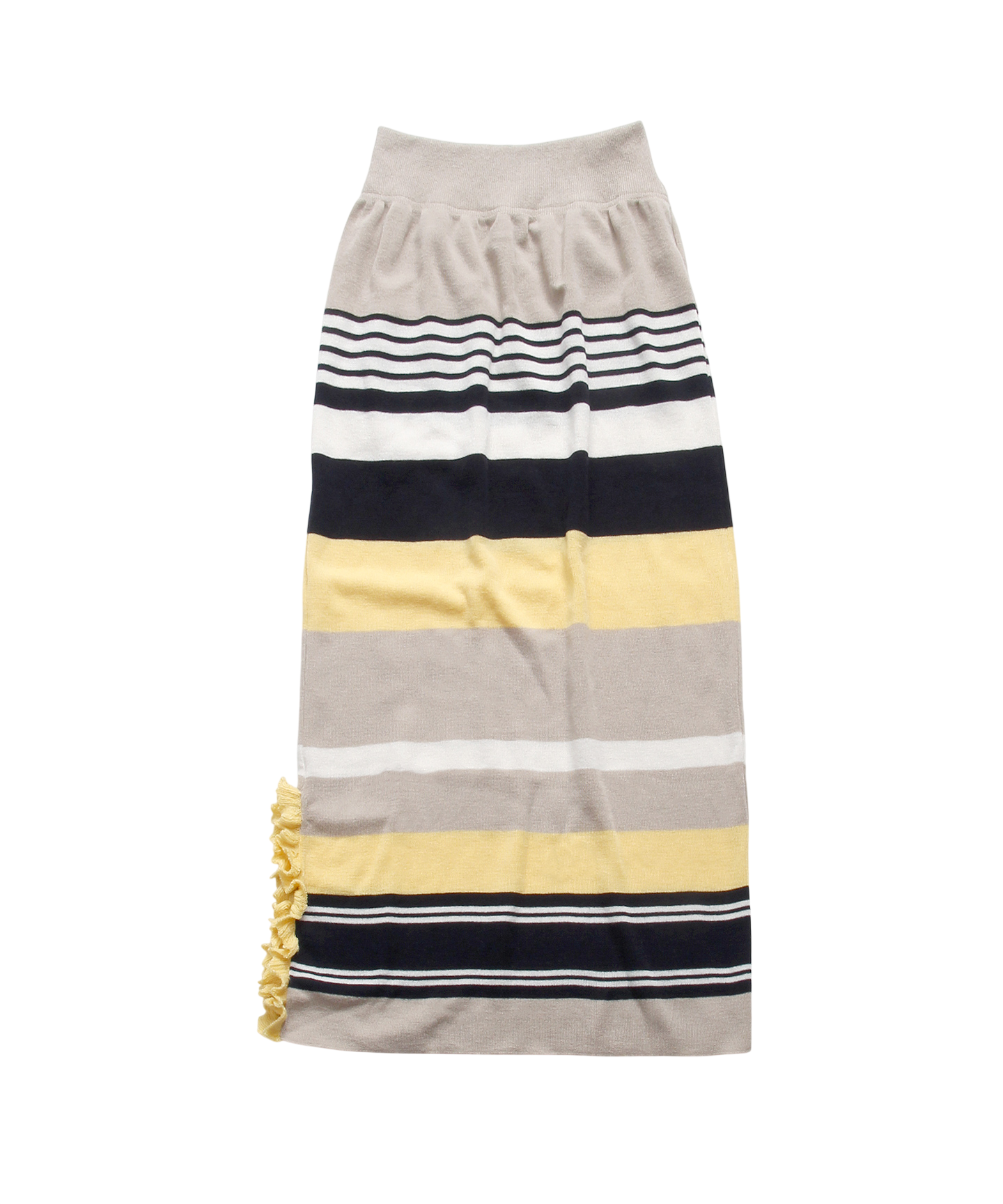 STRIPED KNIT SKIRT