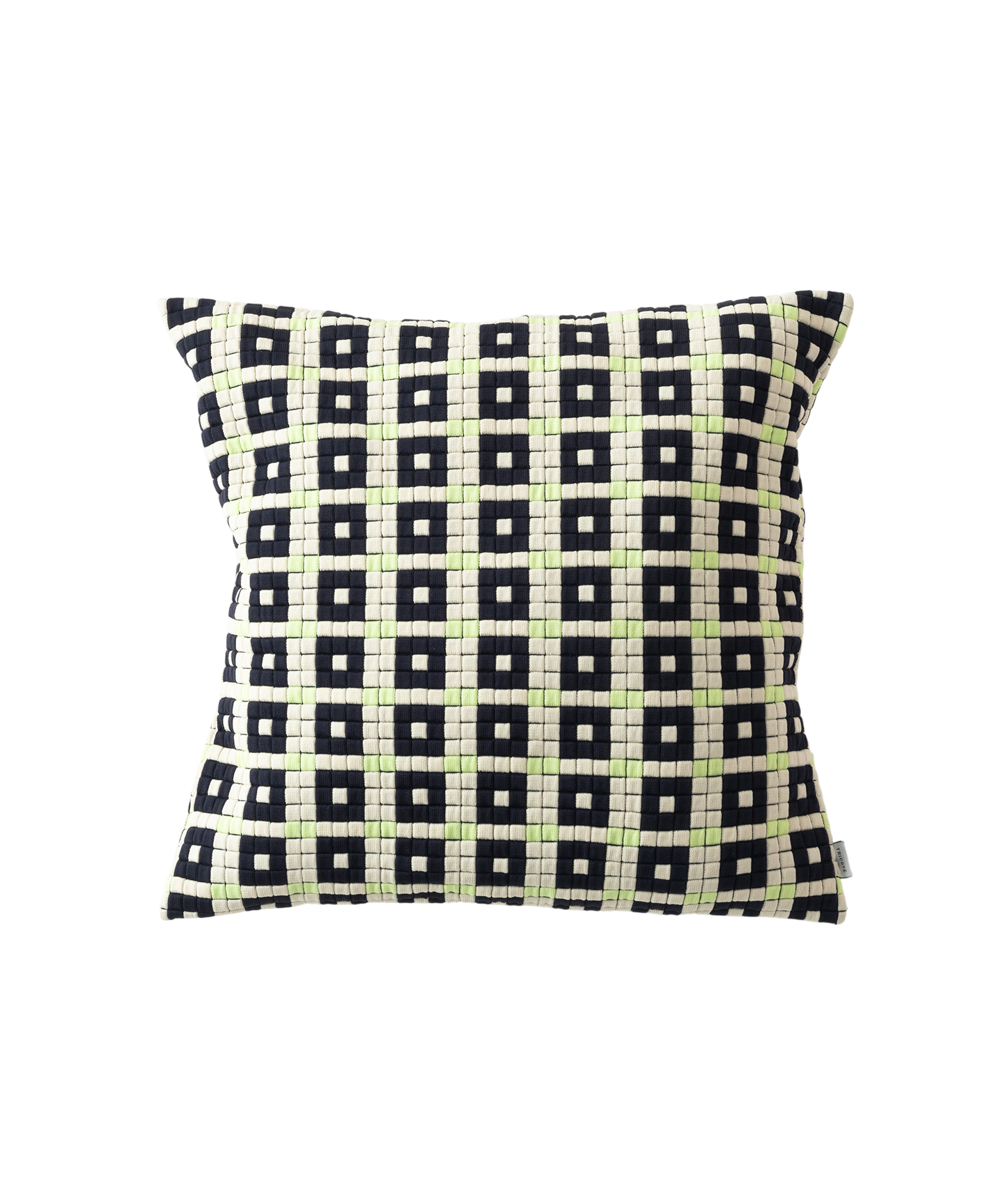 SQUARE TILED PATTERN CUSHION COVER