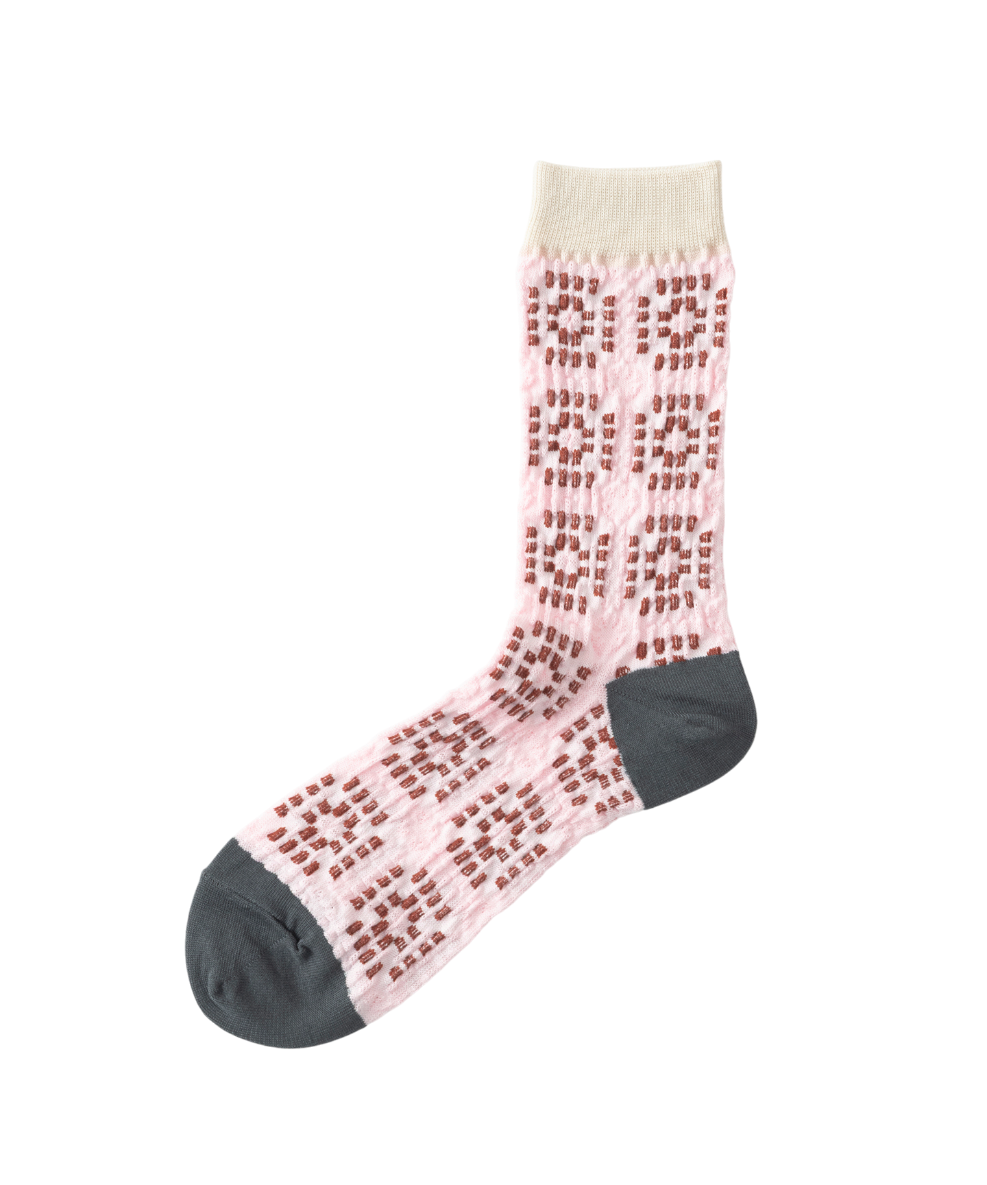 CROCHET PATTERNED BUMPY SOCKS