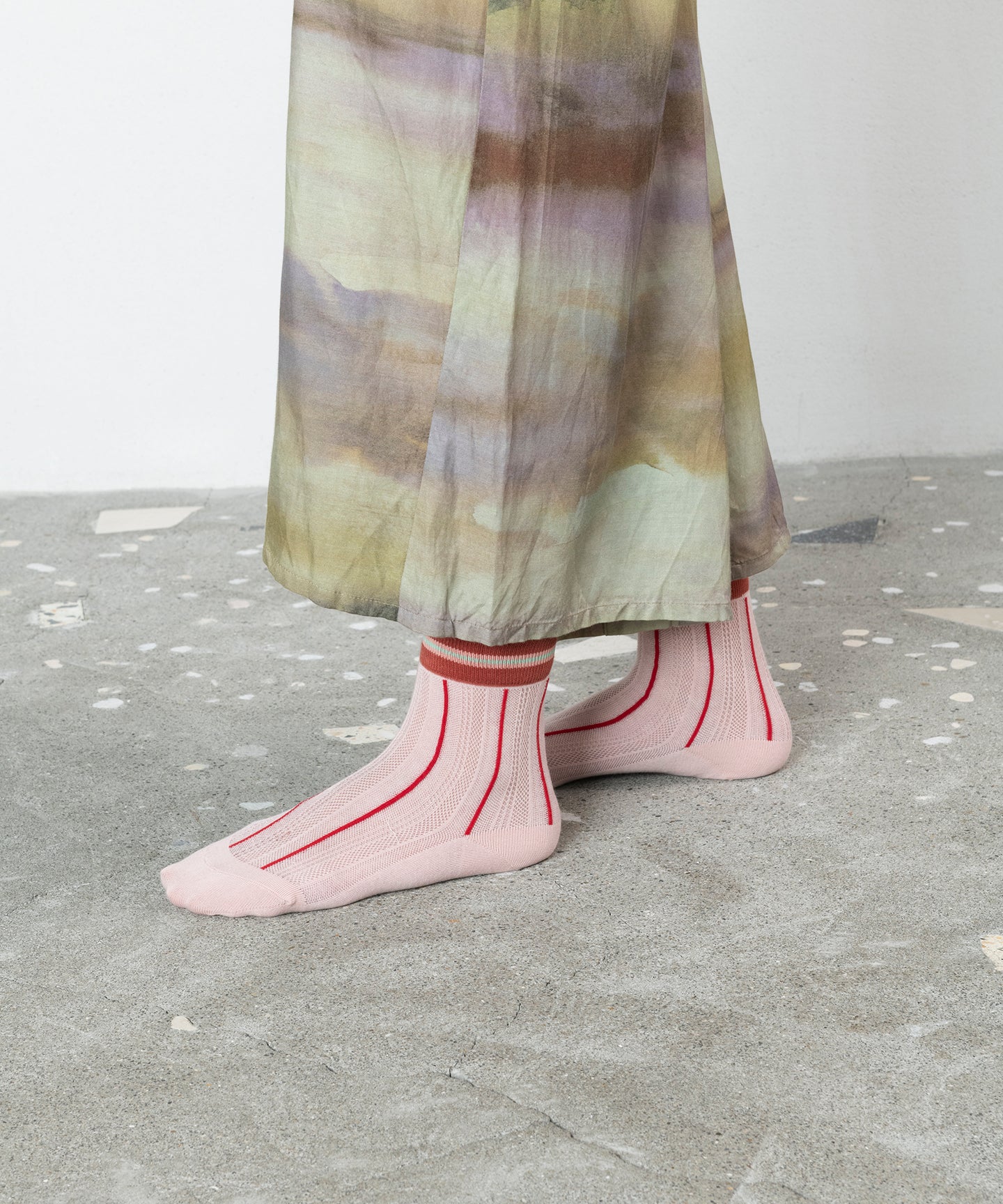 STRIPE SHEER MESH SOCKS