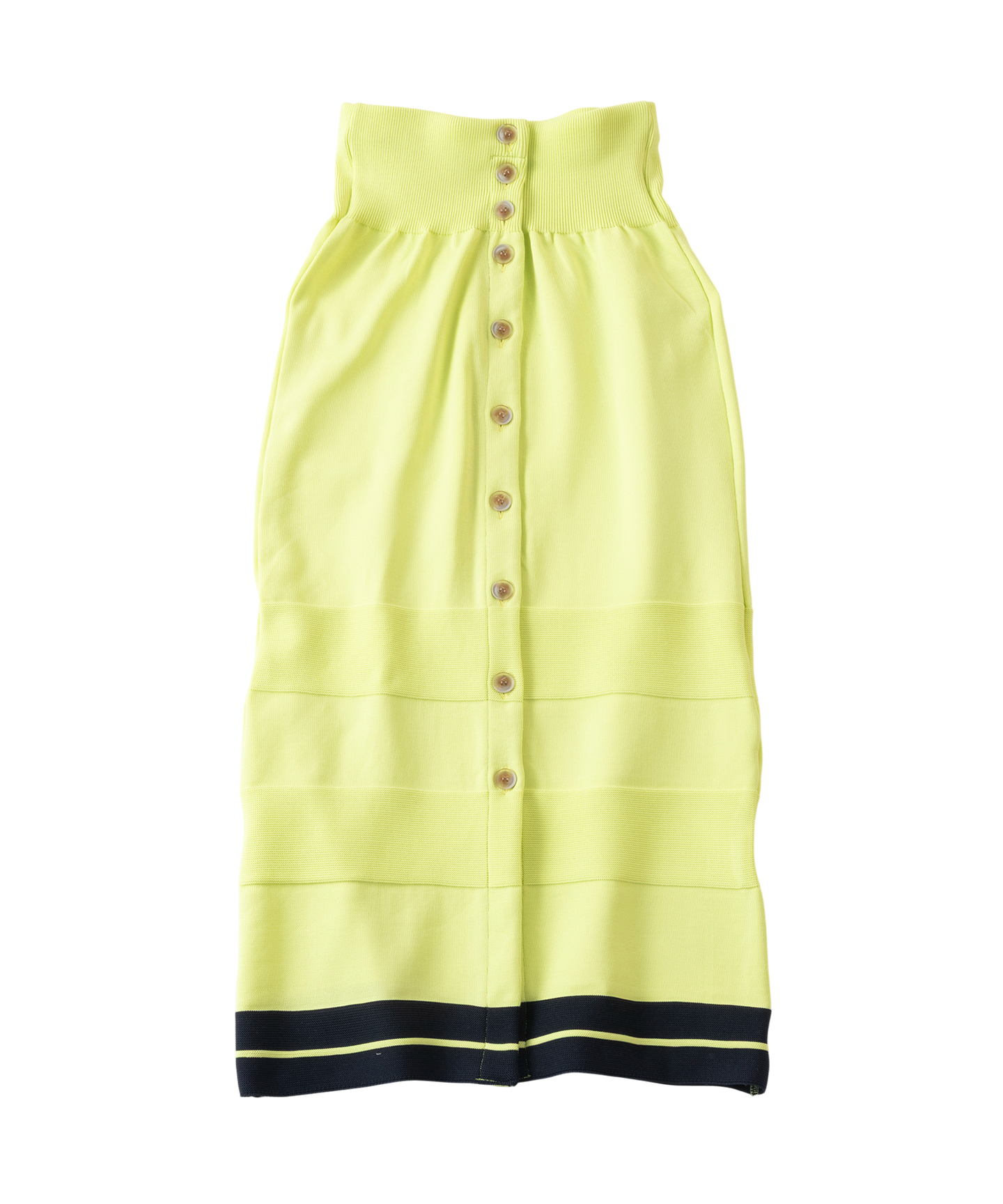 BICOLOR KNIT SKIRT