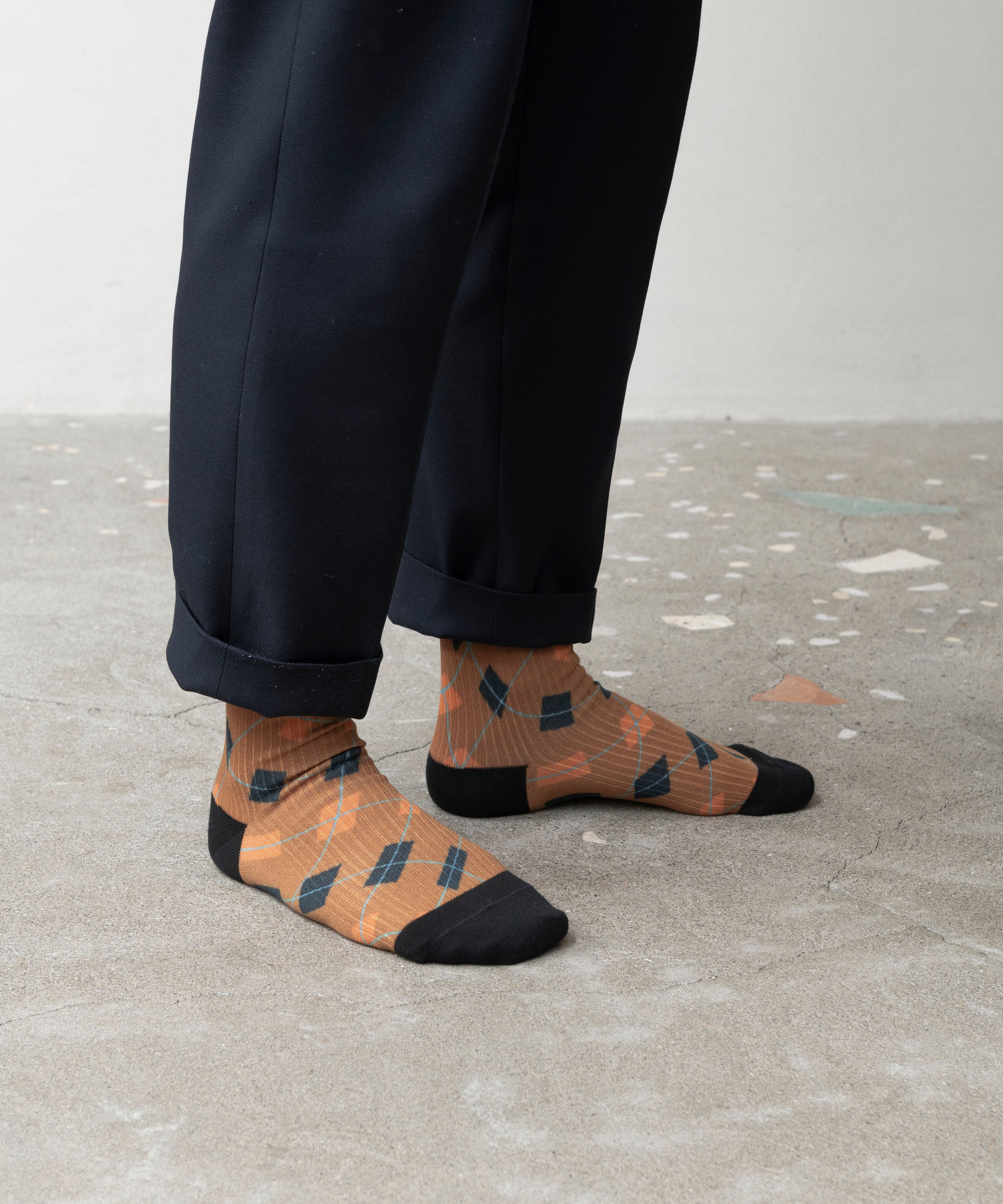 ARGYLE LINK SOCKS