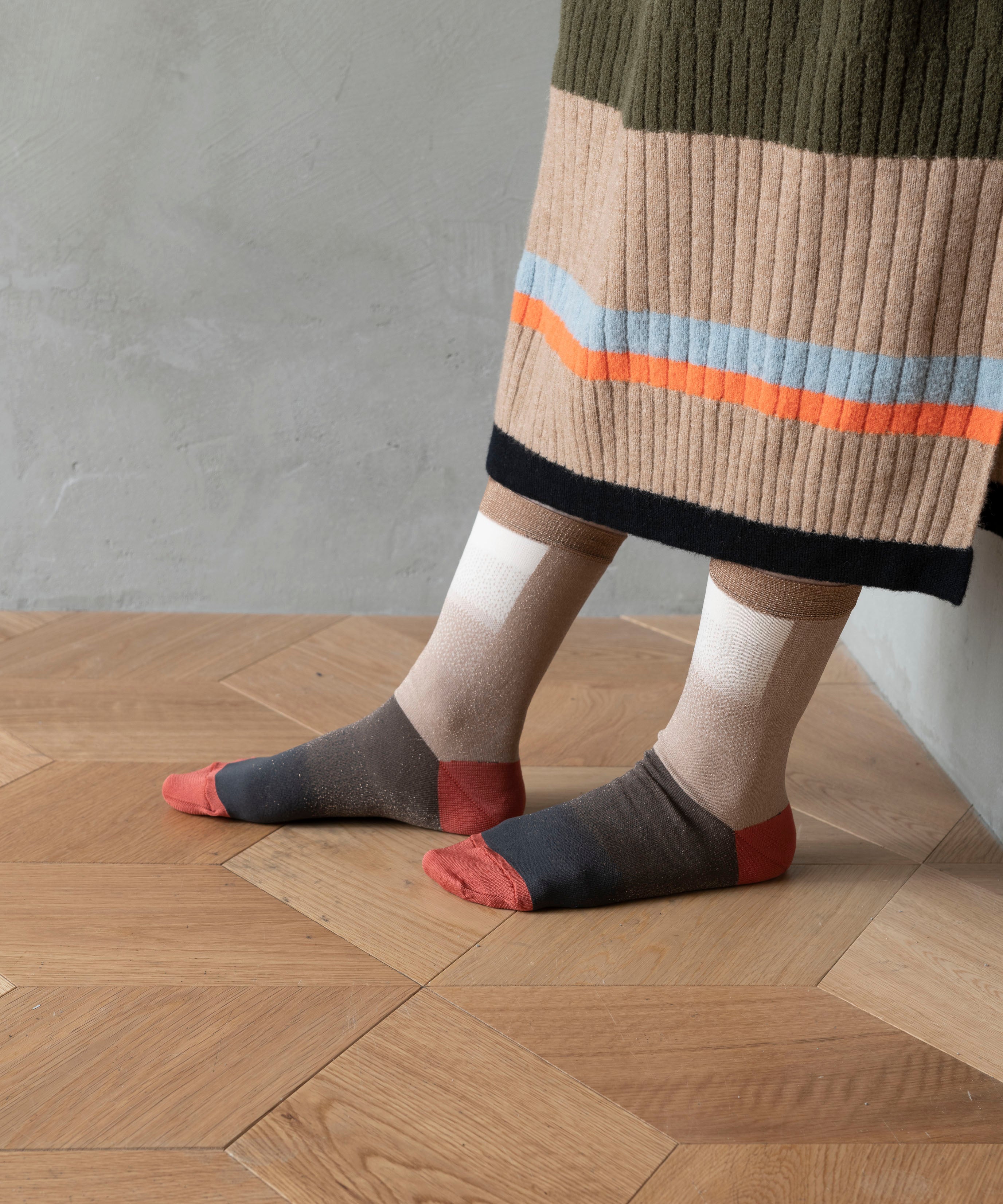 SQUARE GRADATION SOCKS